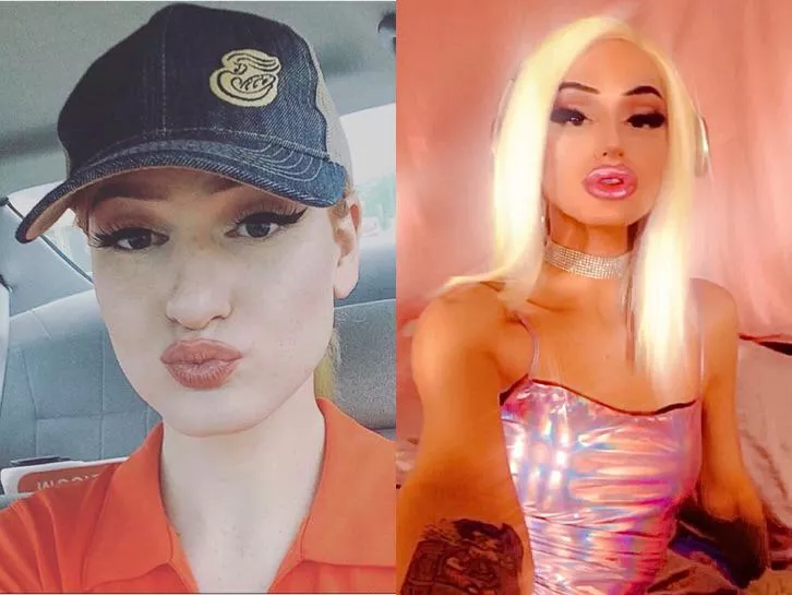 (T) transfromation thursday! I used to be such a respectable girl but being a bimbo whore is too much fun