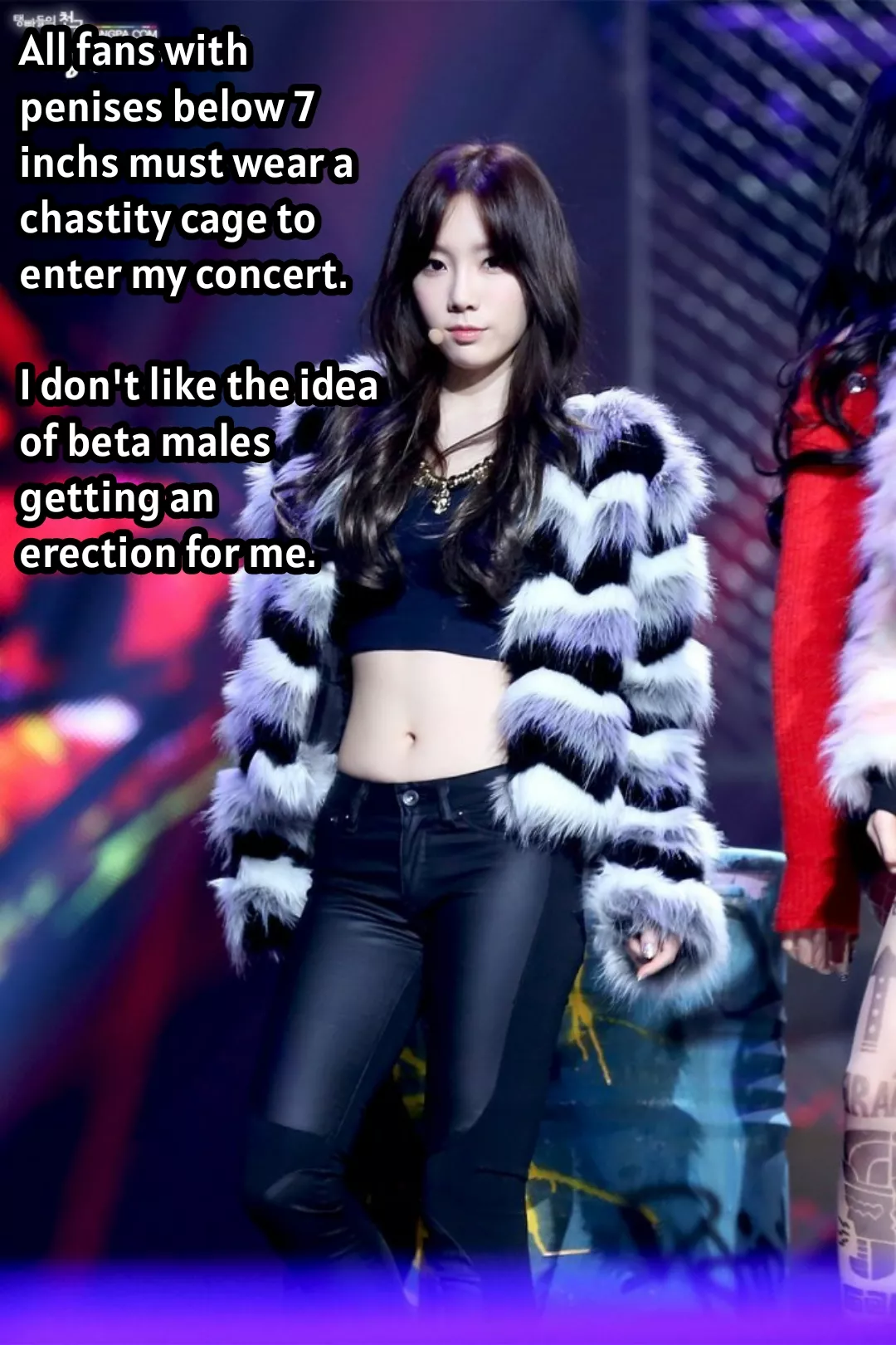 Taeyeon has a new concert policy