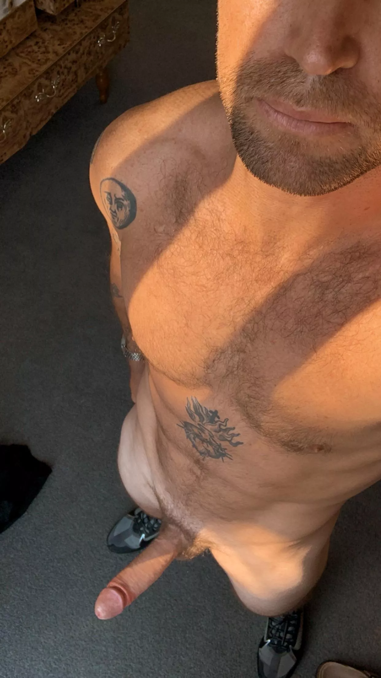 Taking my boner for a run (m)