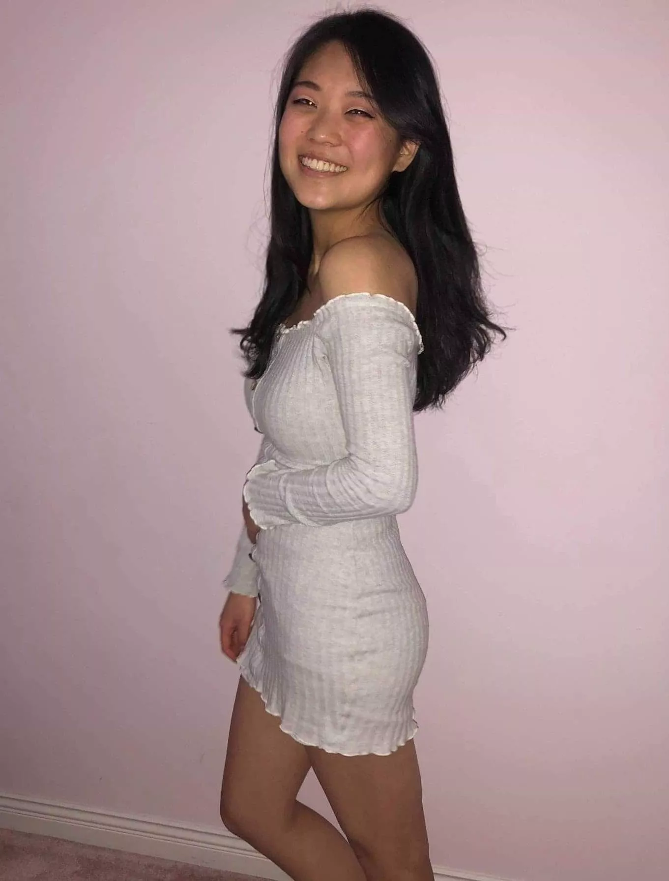 Tear open that dress and don't stop using this slut's tight Asian holes until she's impregnated