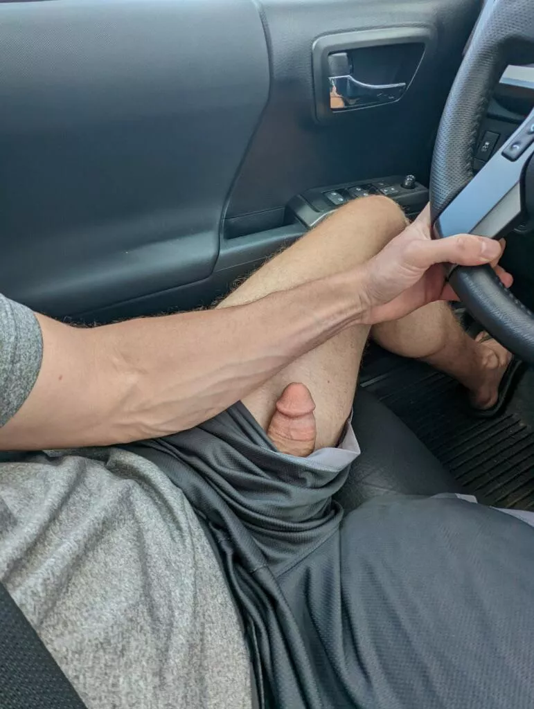 Teasing me with his cock