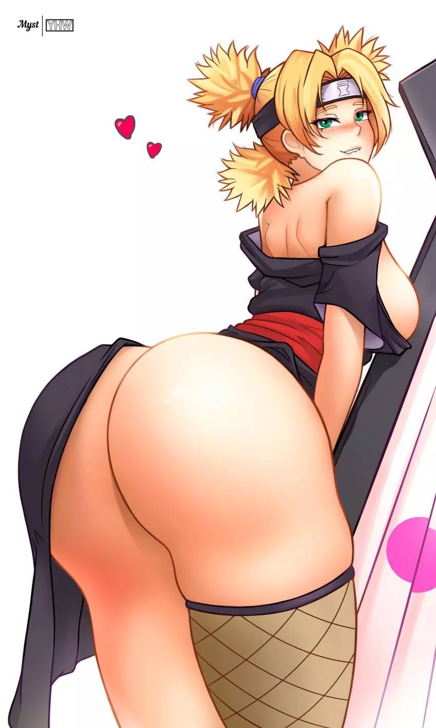 Temari flexing her sexy ass