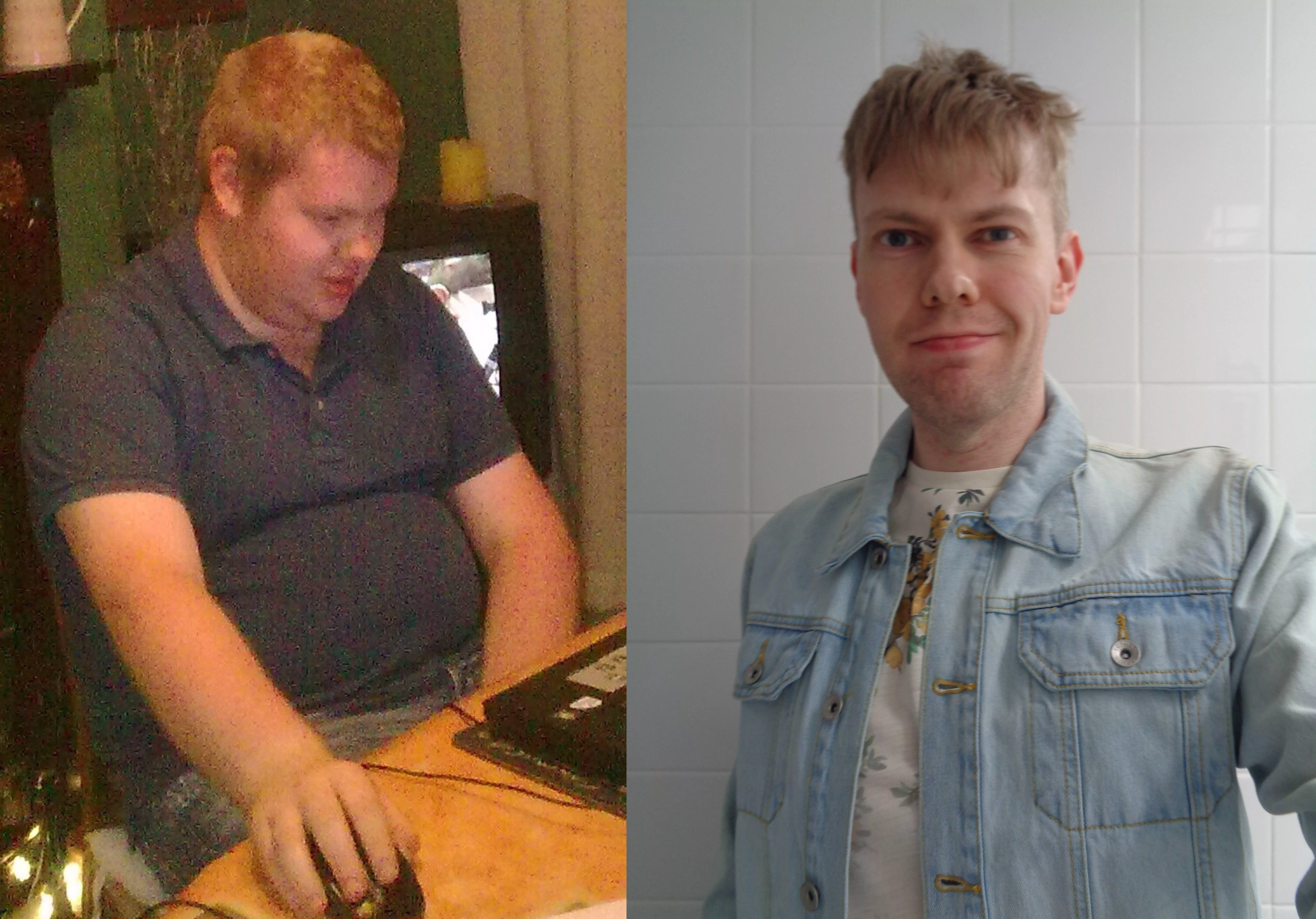 Ten-year glow up: 24 vs. 34! To any gaybros who are struggling with their weight, it really can be done with patience, time and effort, please trust me! :)