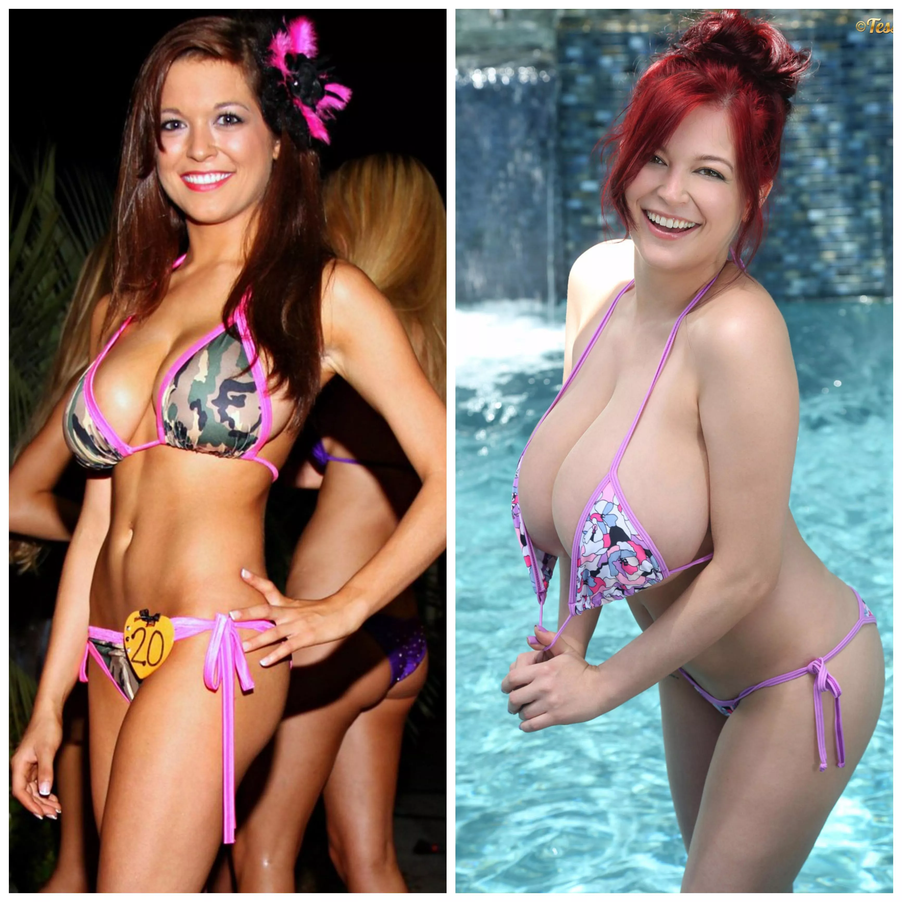 Tessa Fowler's Breast Growth never fails to amaze!