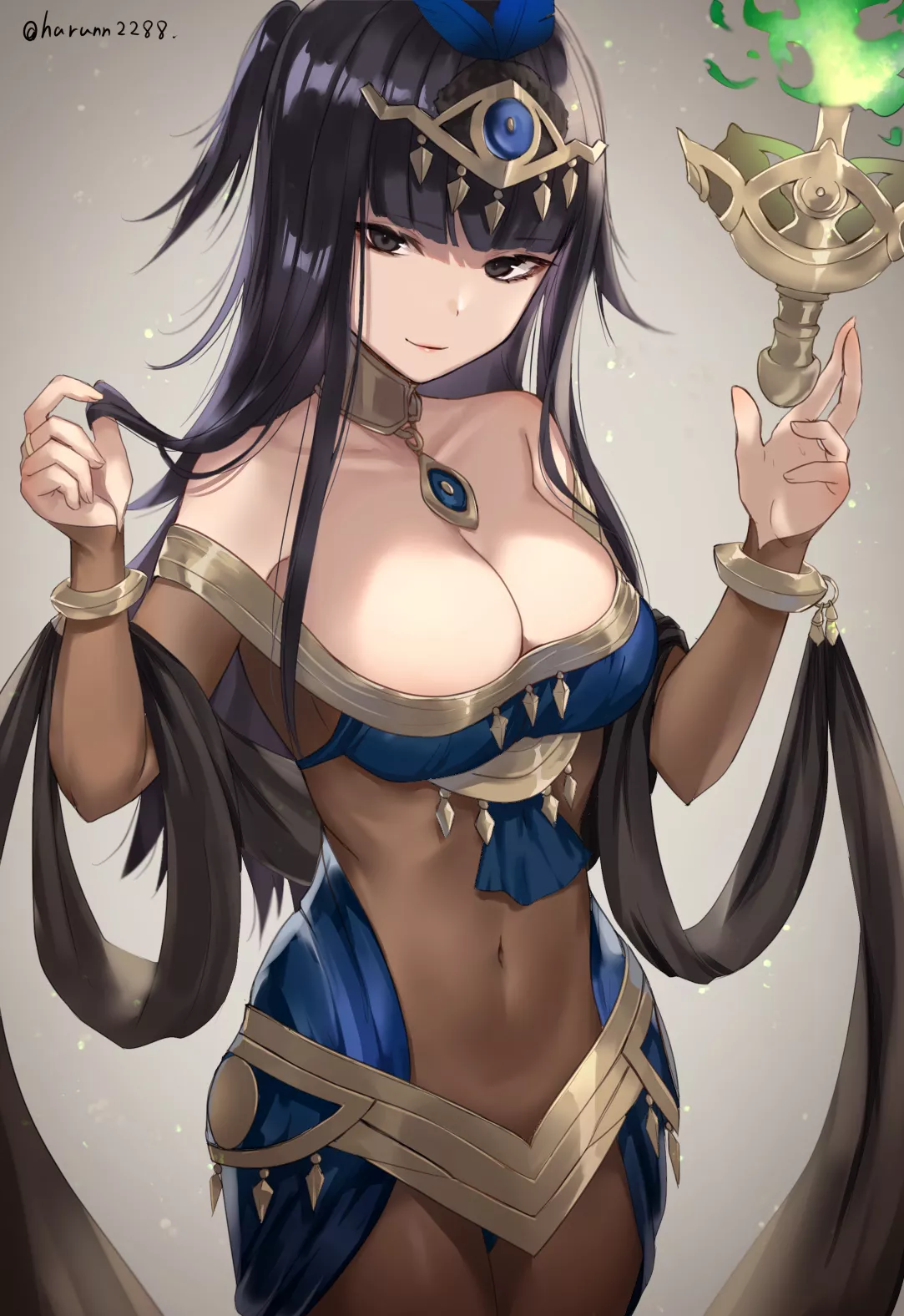 Tharja Controlling Dark Fire (Haru) [Fire Emblem]