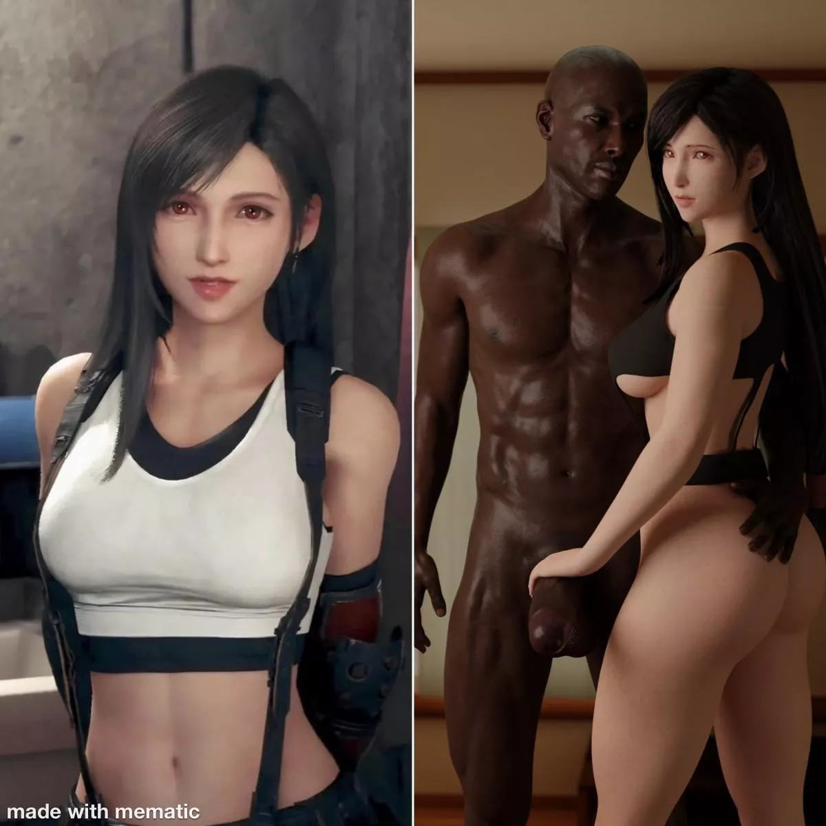 That moment when you get home earlier than she thought. Whatâ€™s tifaâ€™s excuse? Right answers only.