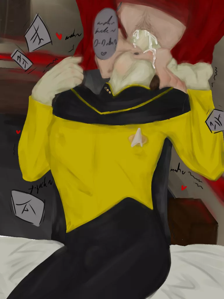 The base pose was traced does it still count as my art? [Star Trek:TNG]