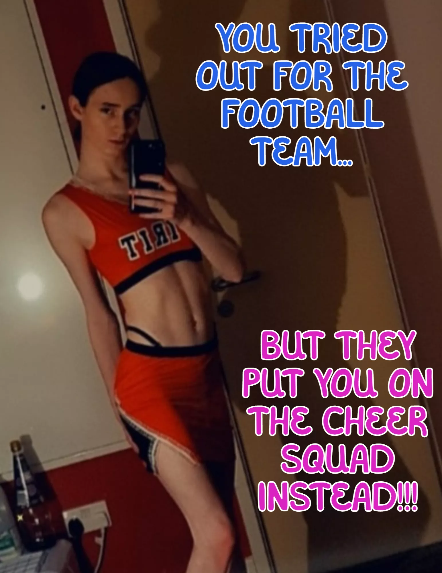 the cheer squads more fun anyway :)