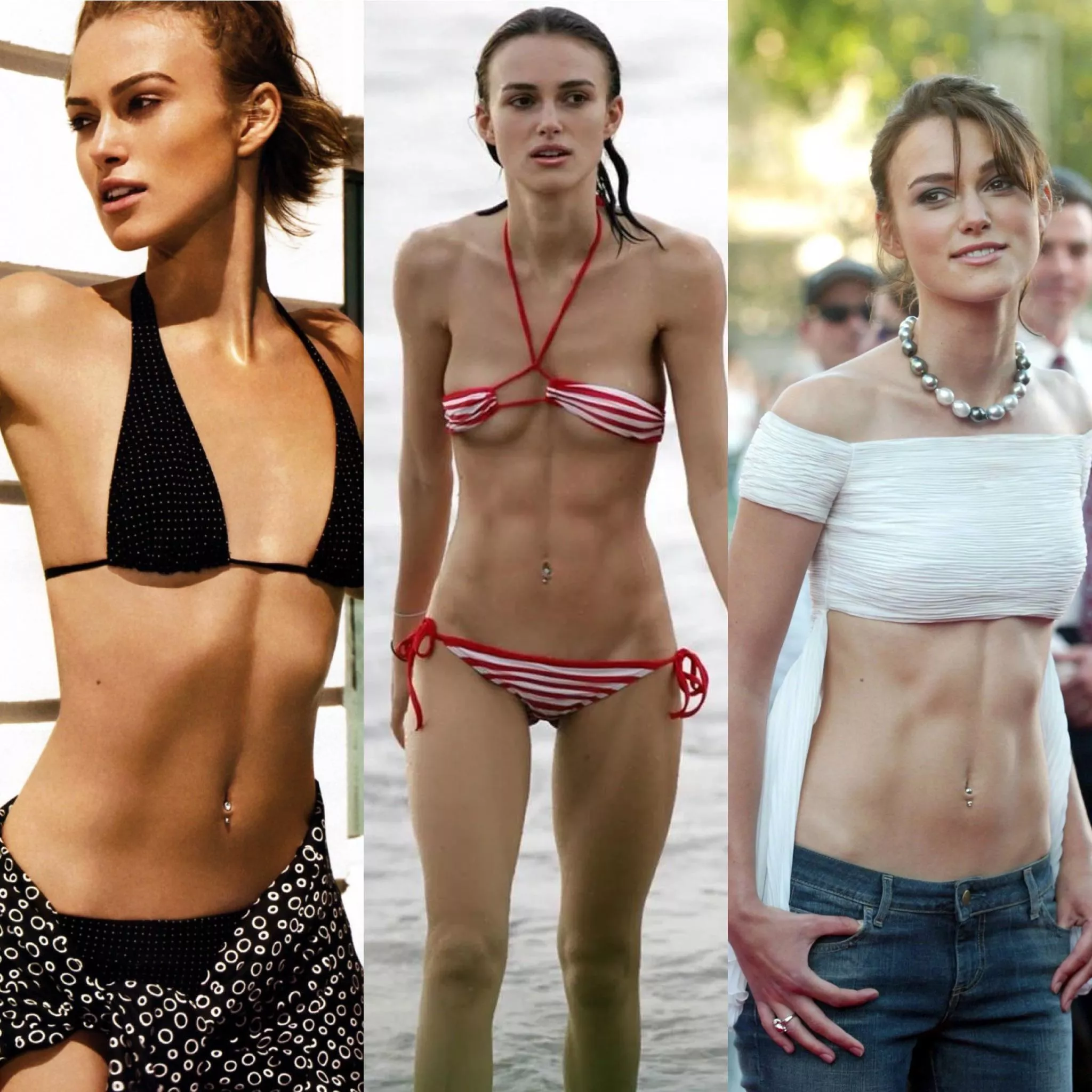 The magnificent abs of Keira Knightley