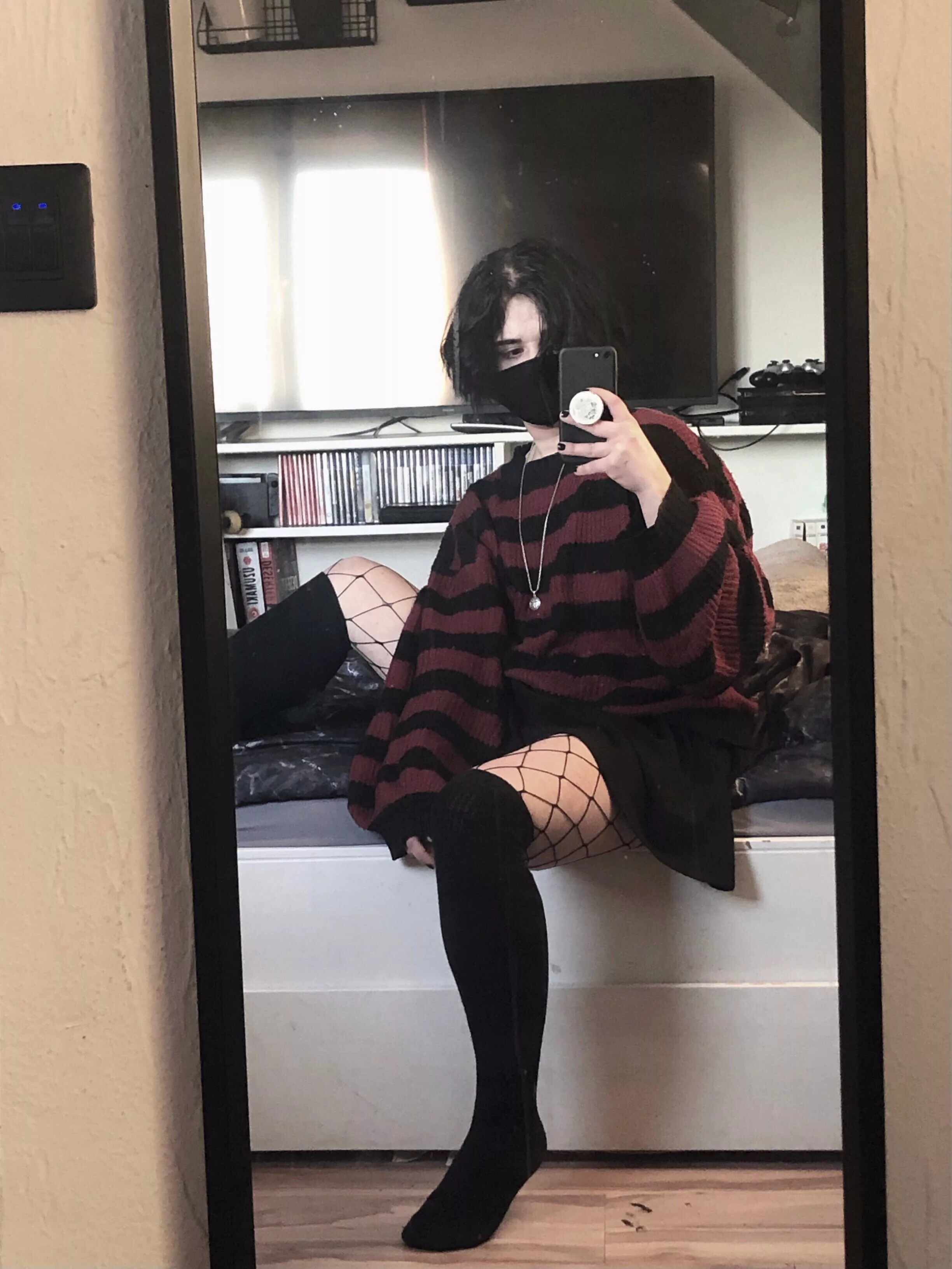 The outfit is kinda simple, but I wanted to show off my favorite sweater. All of you guys are so adorable btw :)