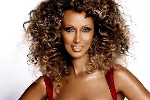 The super model Iman