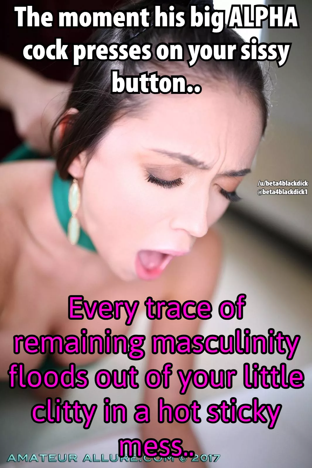 There's no going back once your sissy button has been pressed.