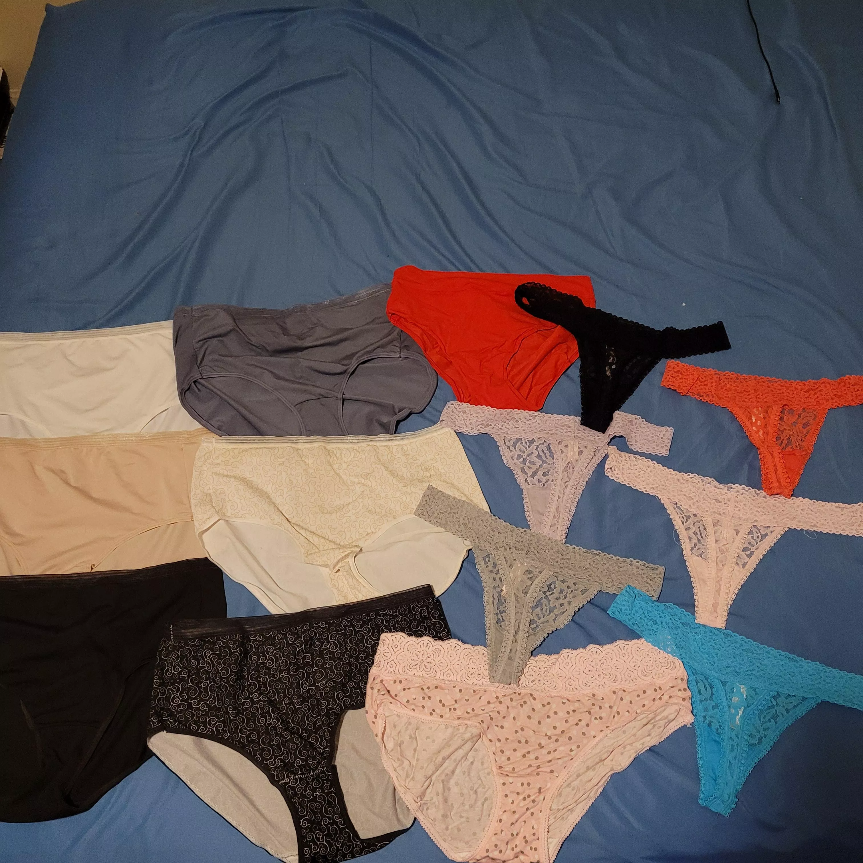 These are all the panties I own 🥰🥰