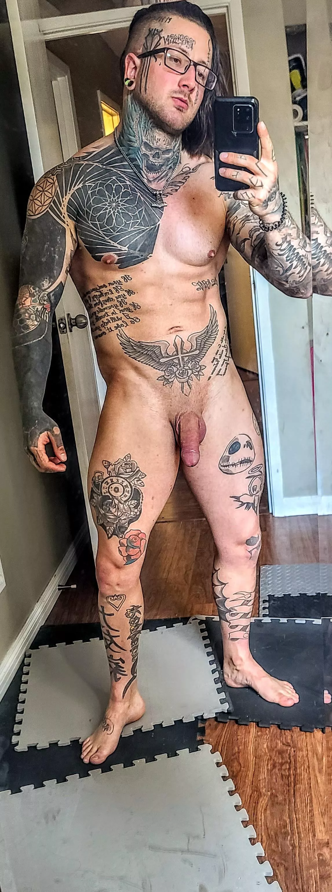 These are my tattoos and that is my dick.