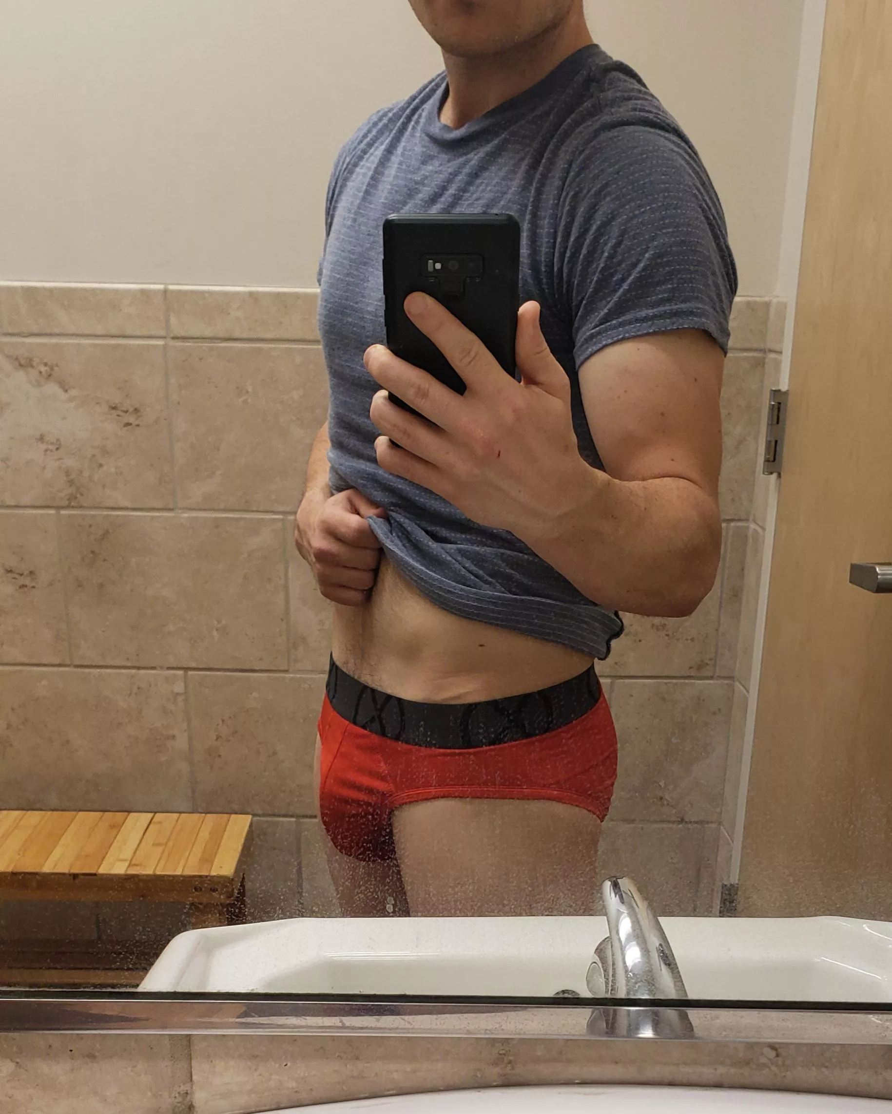 These new mesh briefs are so comfy.