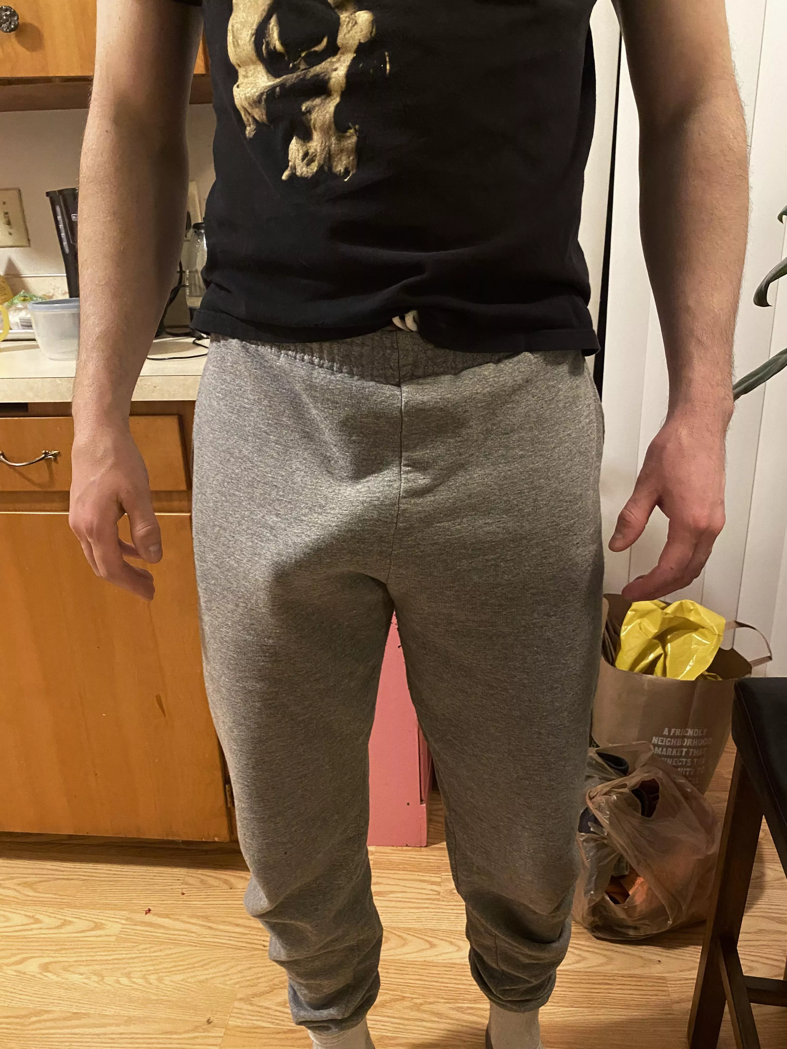 These sweats are a little tight.