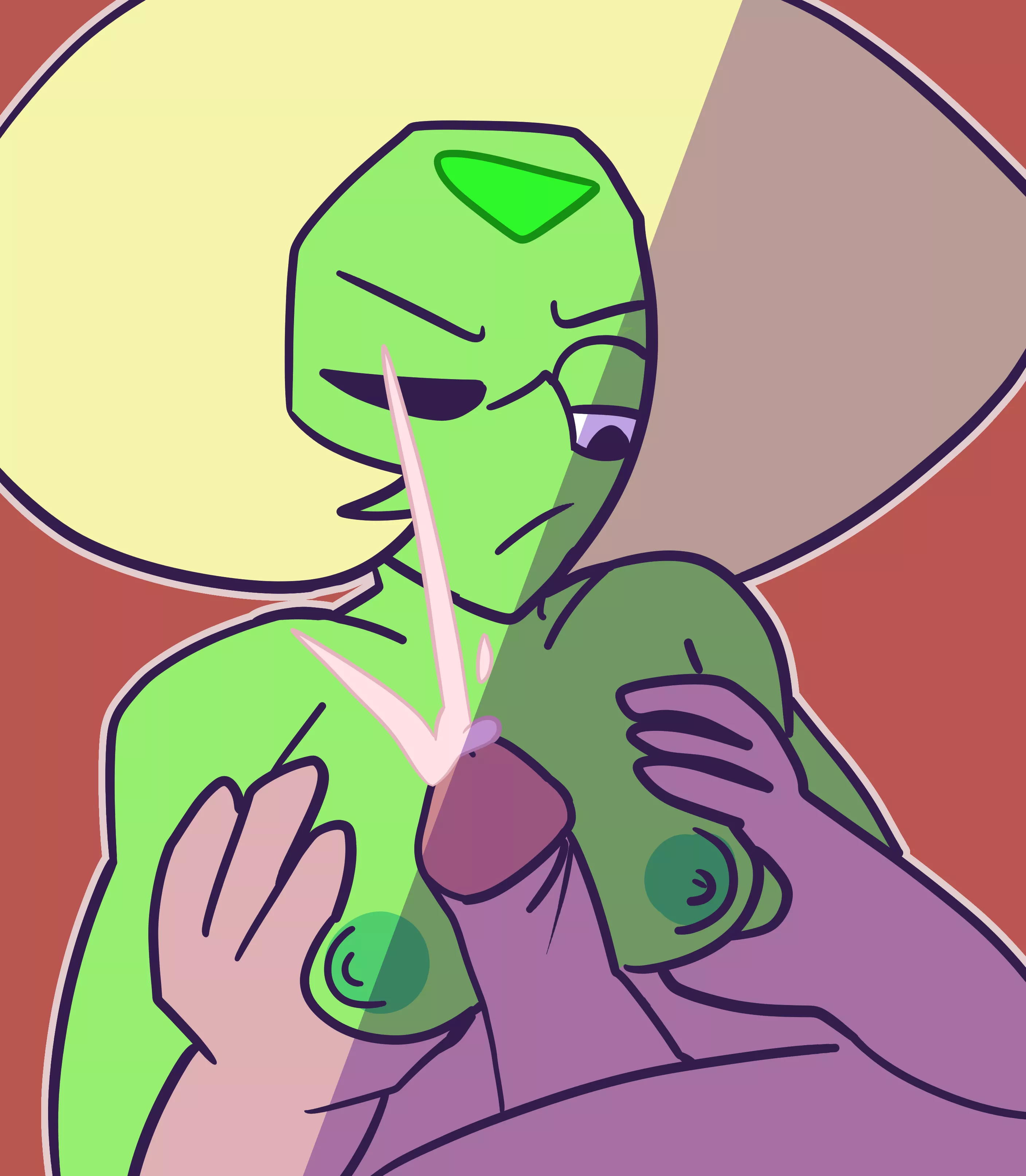 thick line peridot porn (drawinecchi)