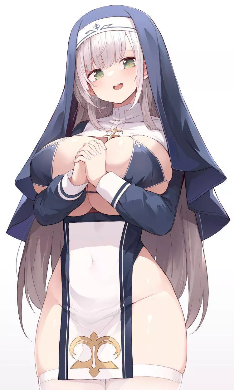 Thick Nun About To Bless You