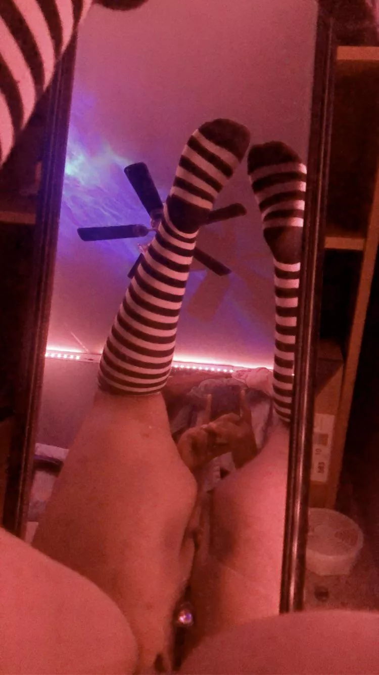 Thigh highs +plugged 🥰