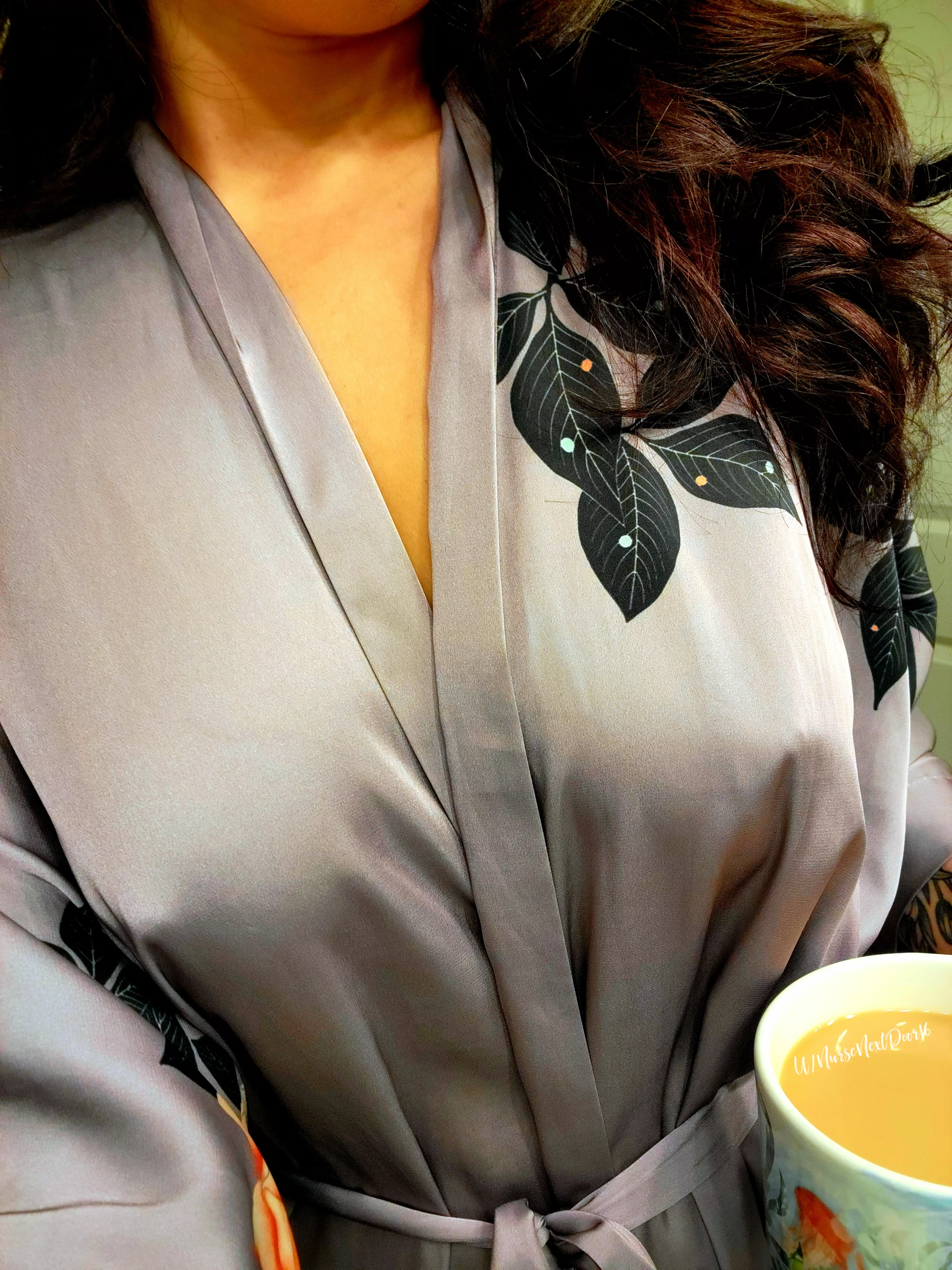 Think my neighbors will mind if I sit outside in my robe to enjoy my coffee? hehe