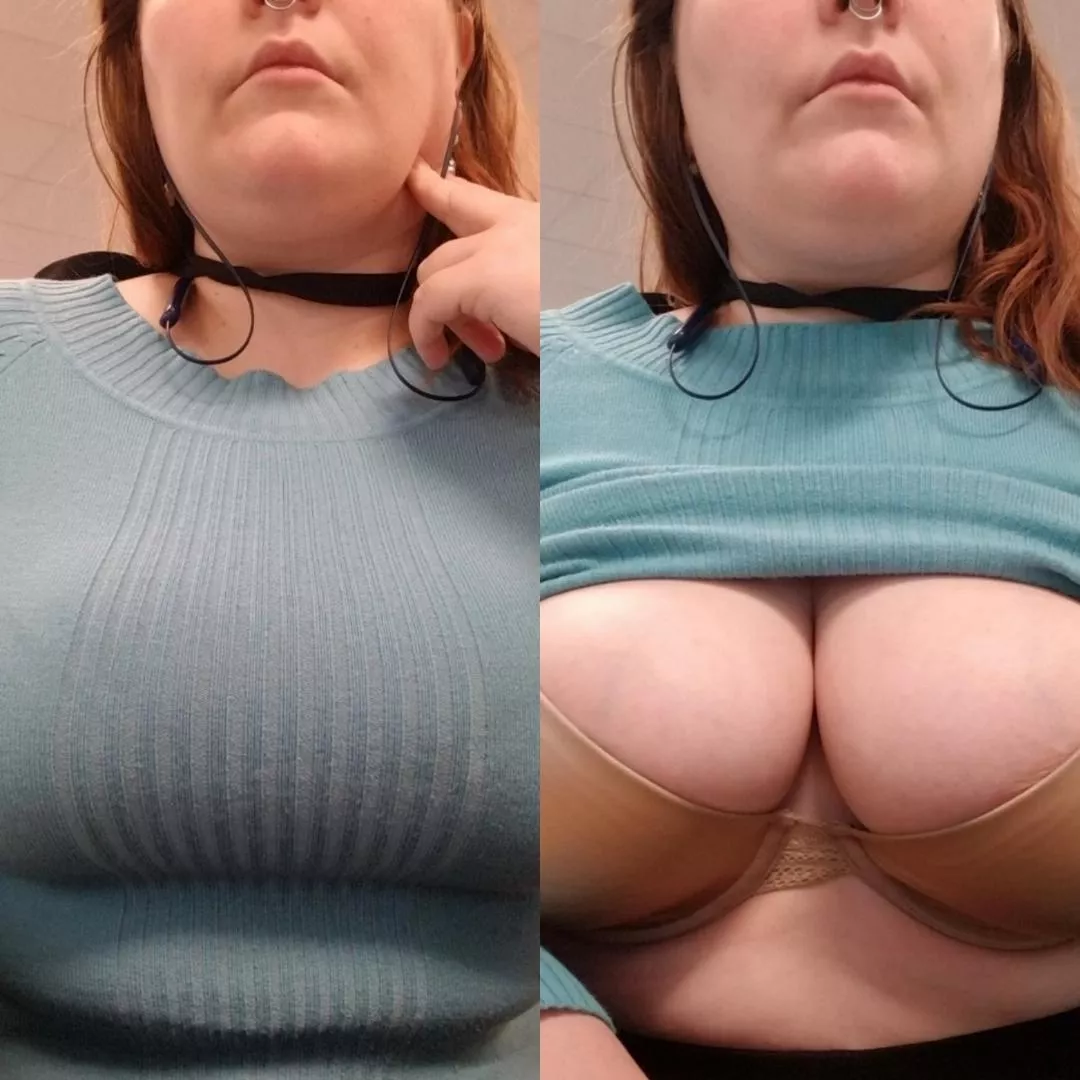 think people can tell my bra is too small?