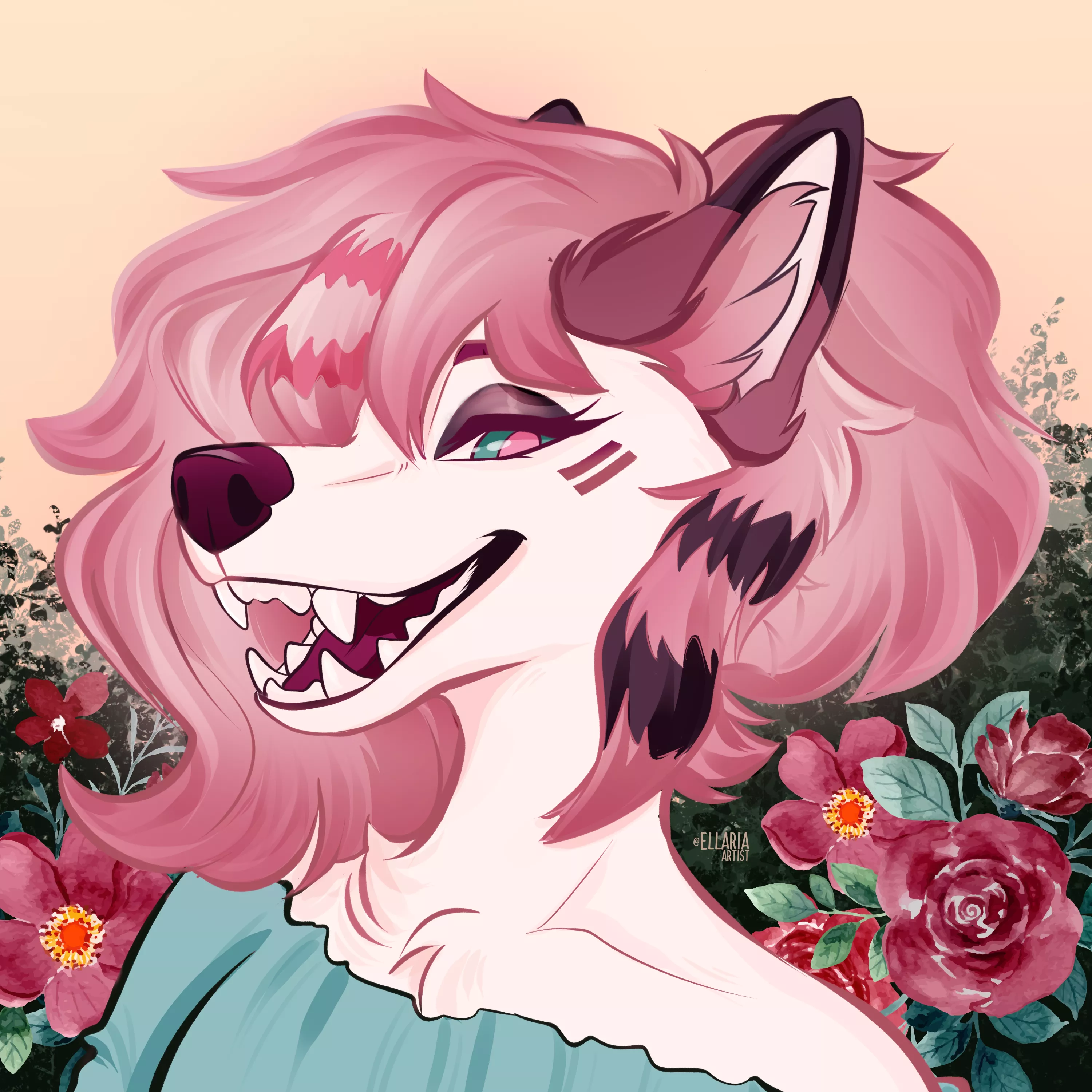 this beauty, art by me on twitter for commission | ellariaartist