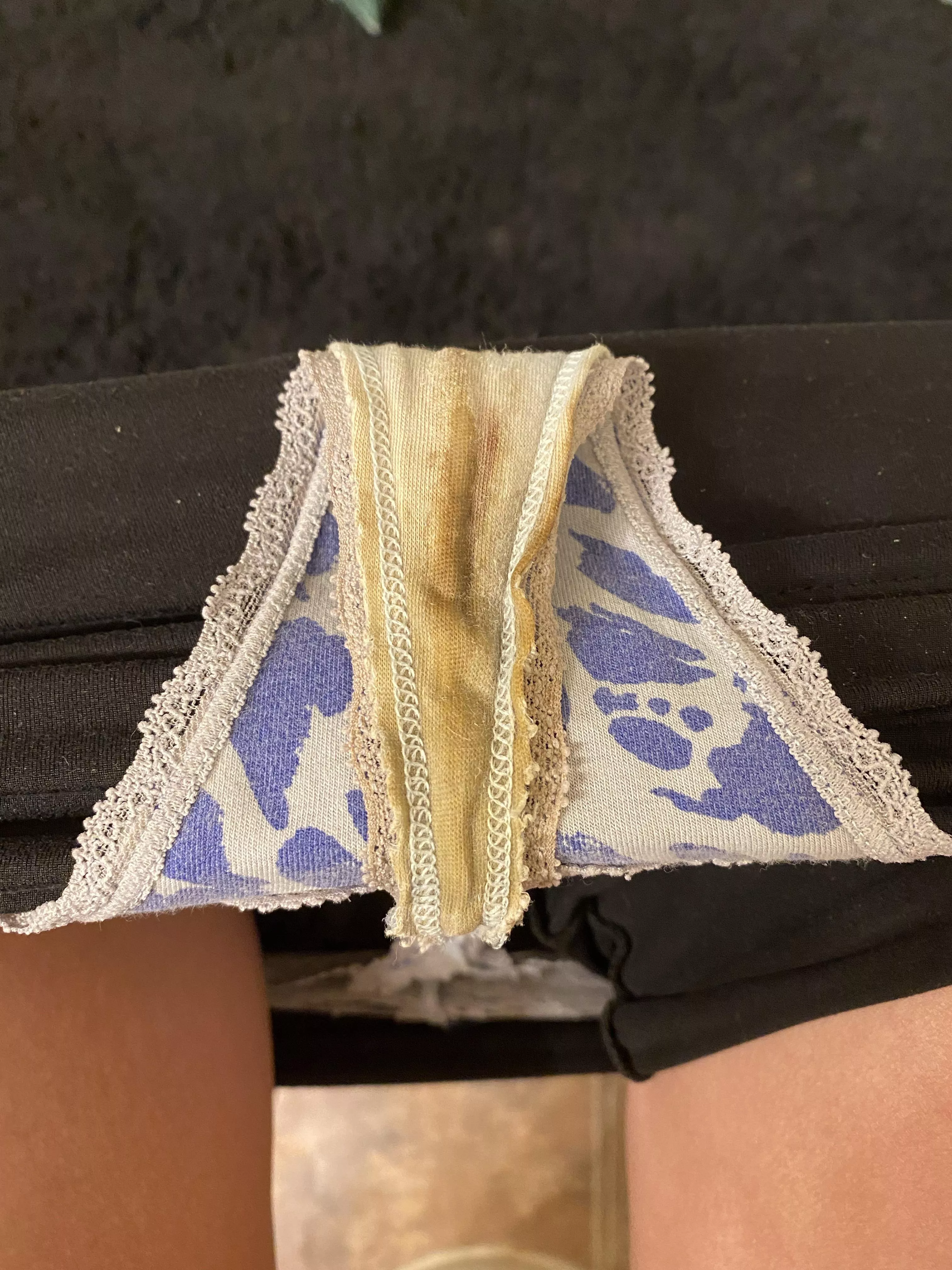 this cute lacy thong has been through a lot ðŸ˜…