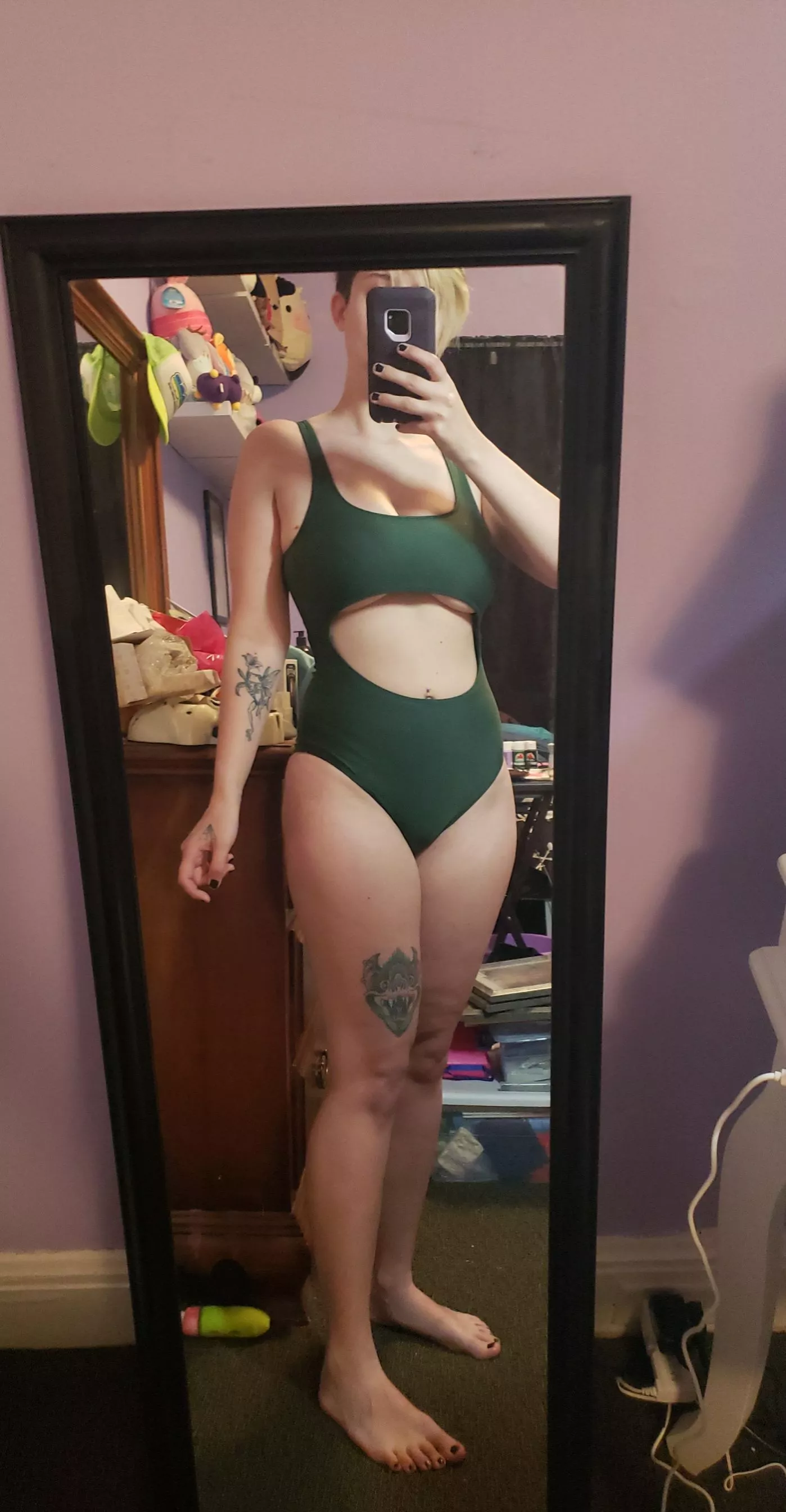 This is the first one piece that I have ever found that actually fits my body type! I am so excited to get to wear it this summer!!