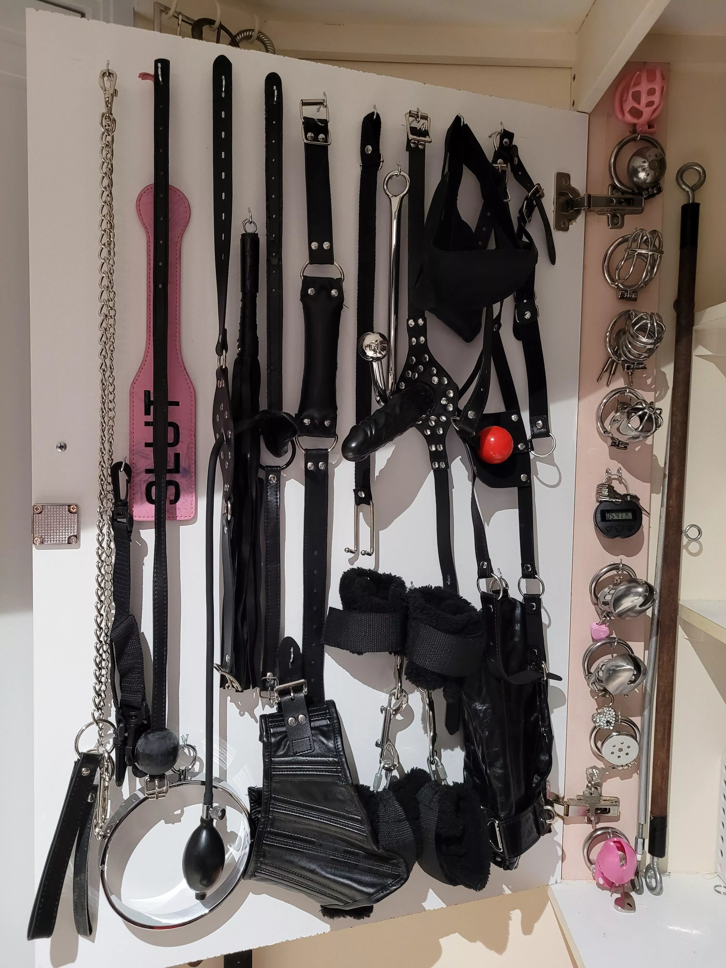 This is what my kinky cupboard looks like. How about you? [m]