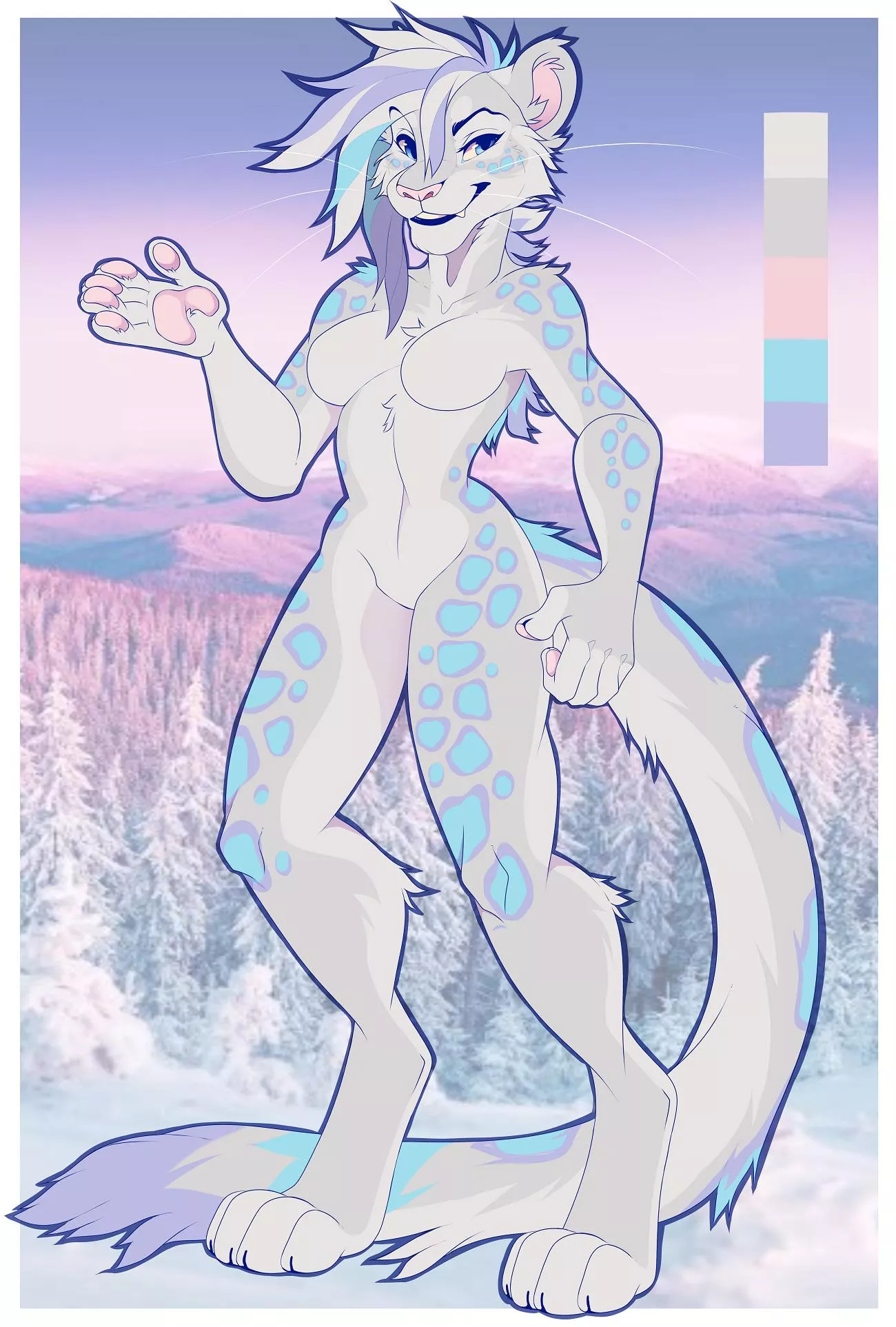 This snep approaches you and offers to go sledding and skiing with you, would you join? ❄️