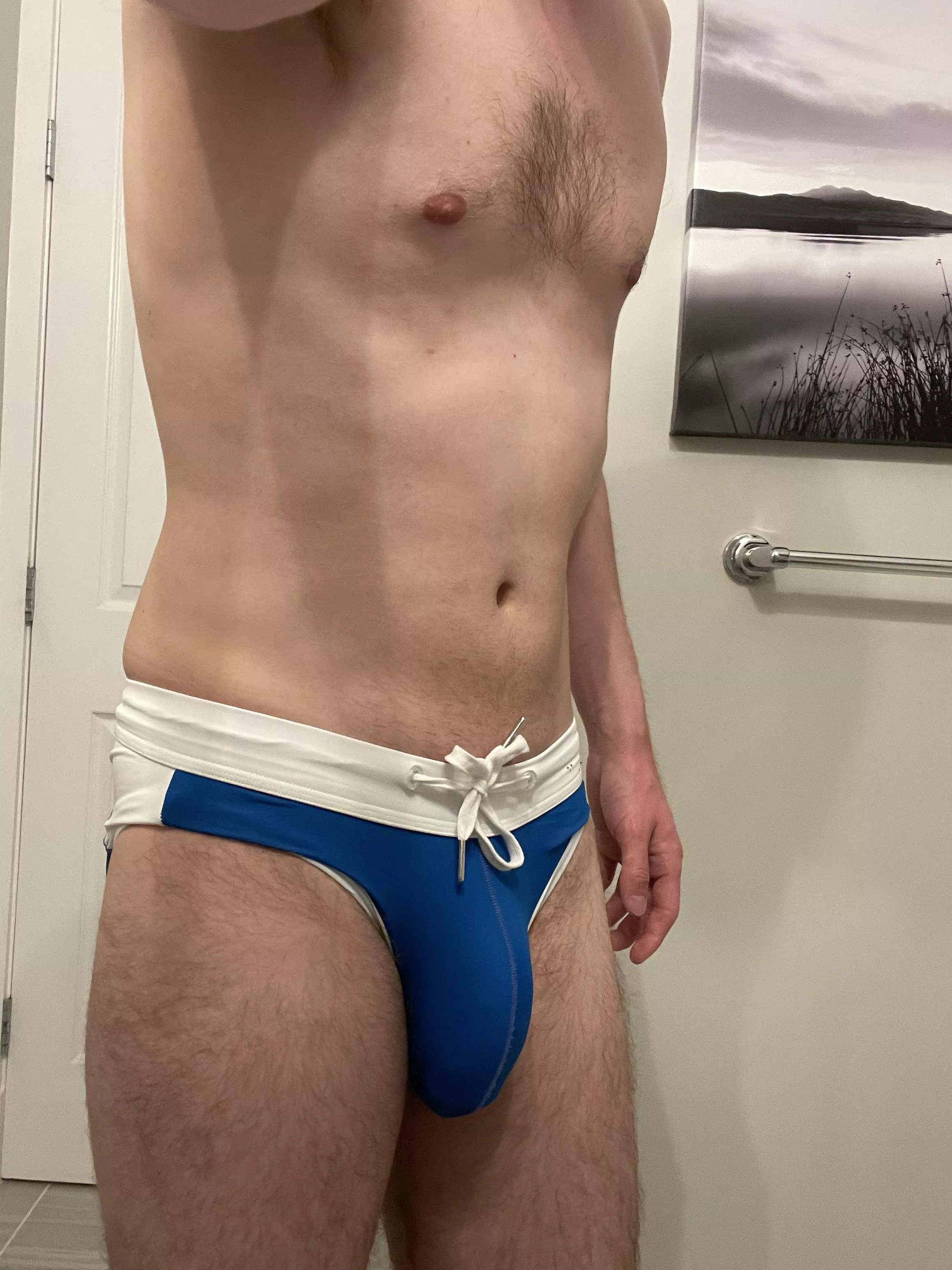 This speedo doesnâ€™t leave much up for the imagination :P