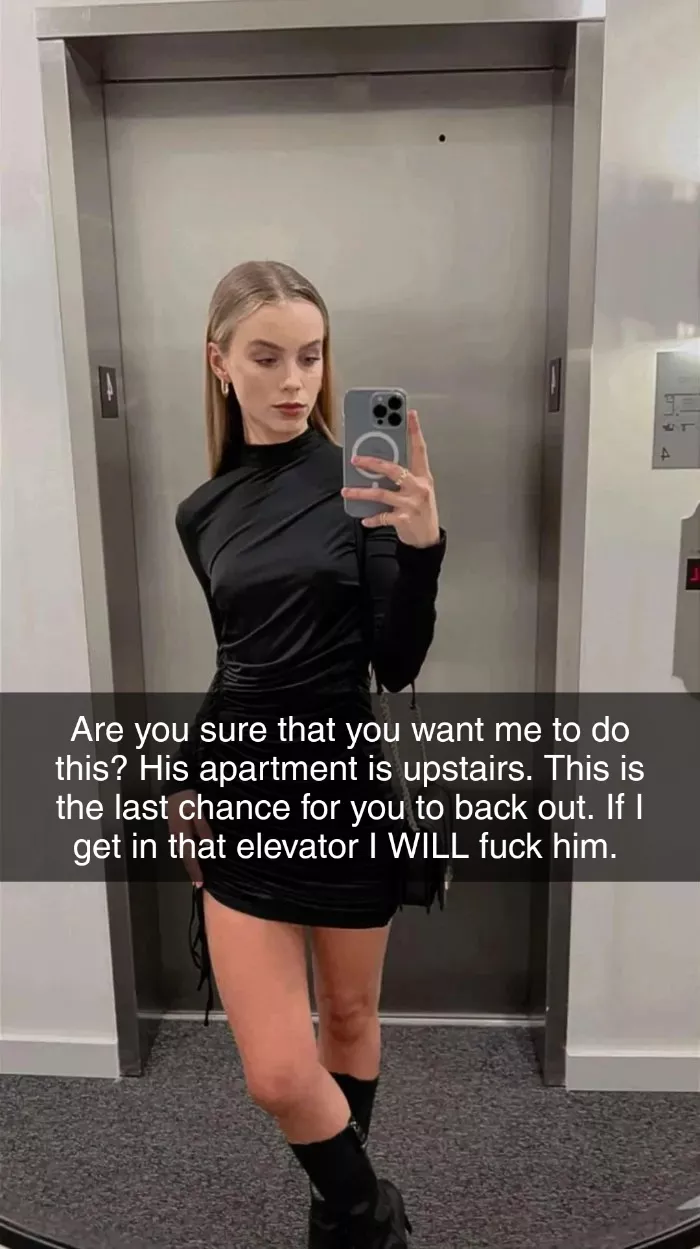 This was the last snap that my wife sent me before she fucked her ex and made me a cuck