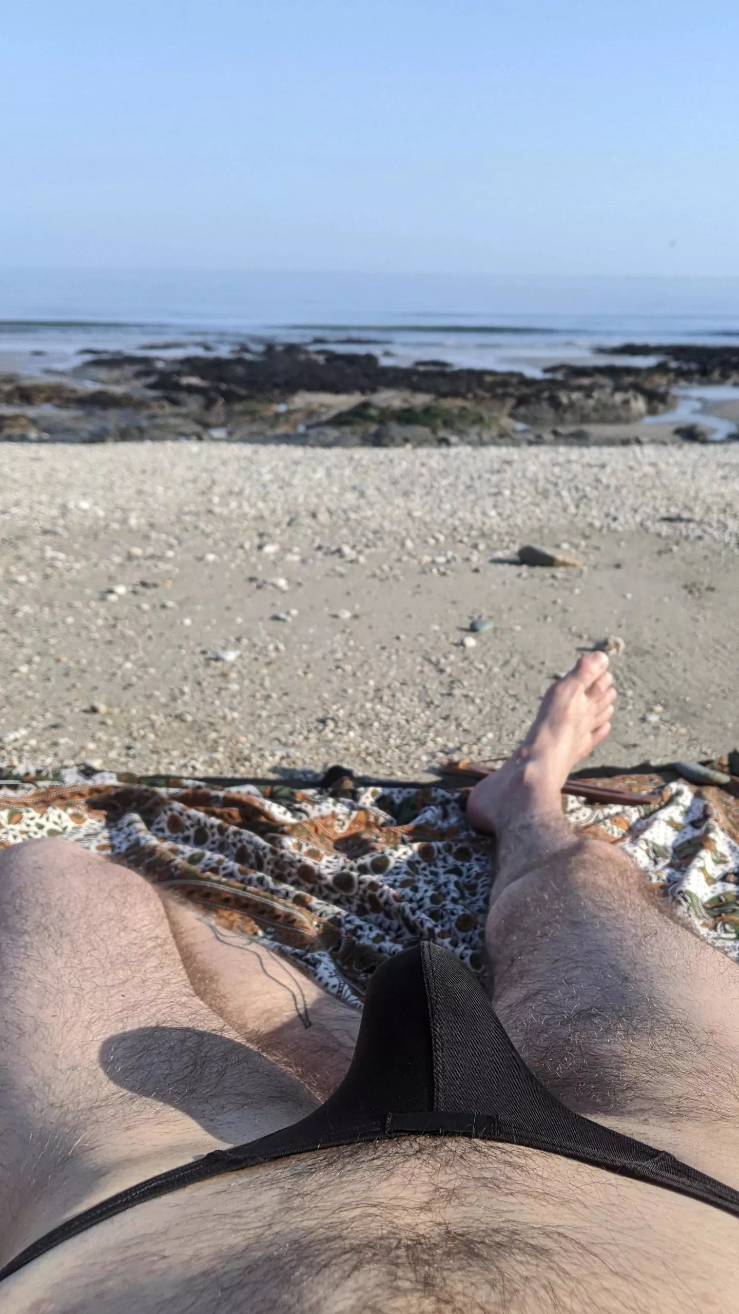 Thong on the beach!