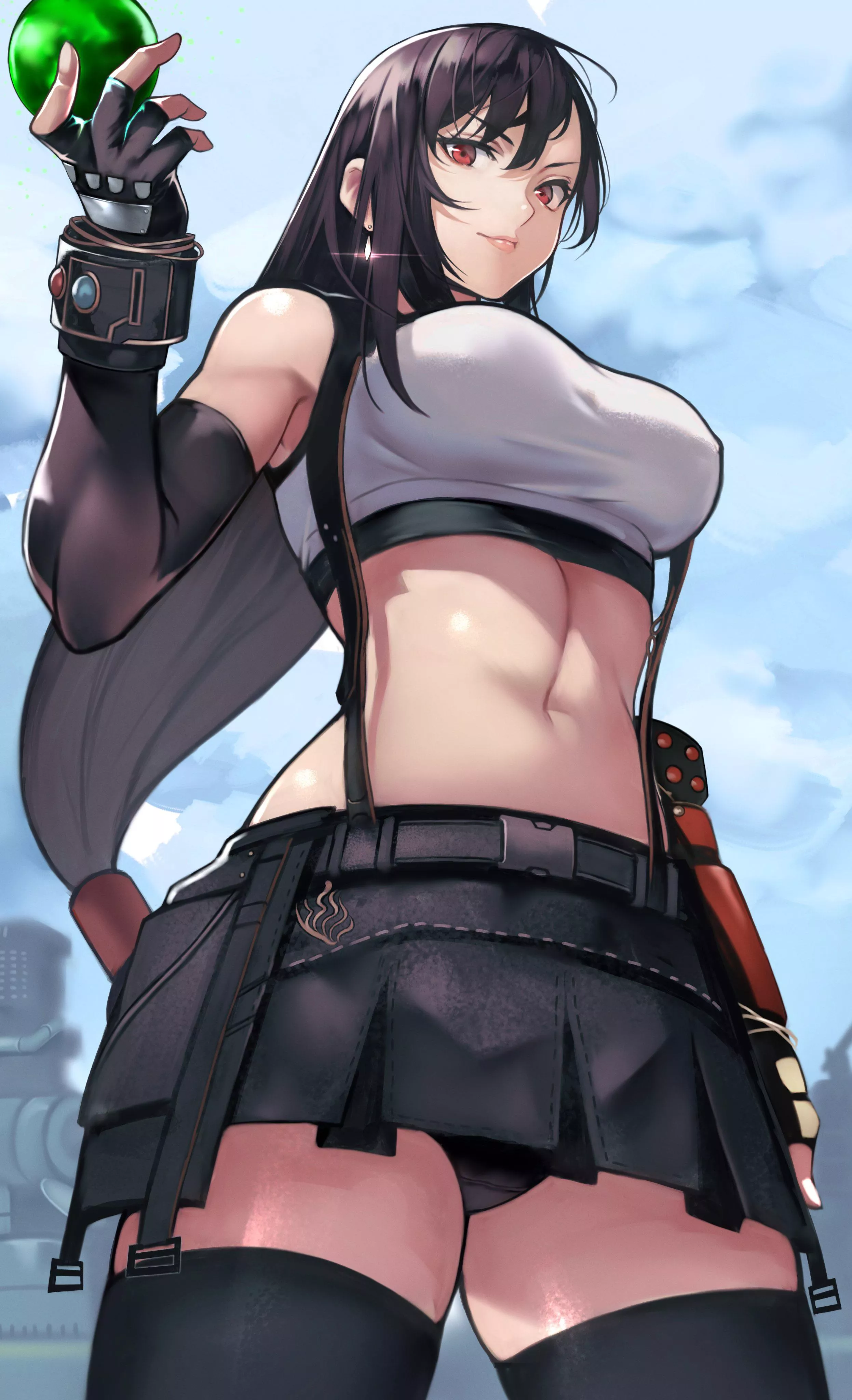 Tifaâ€™s thicc thighs