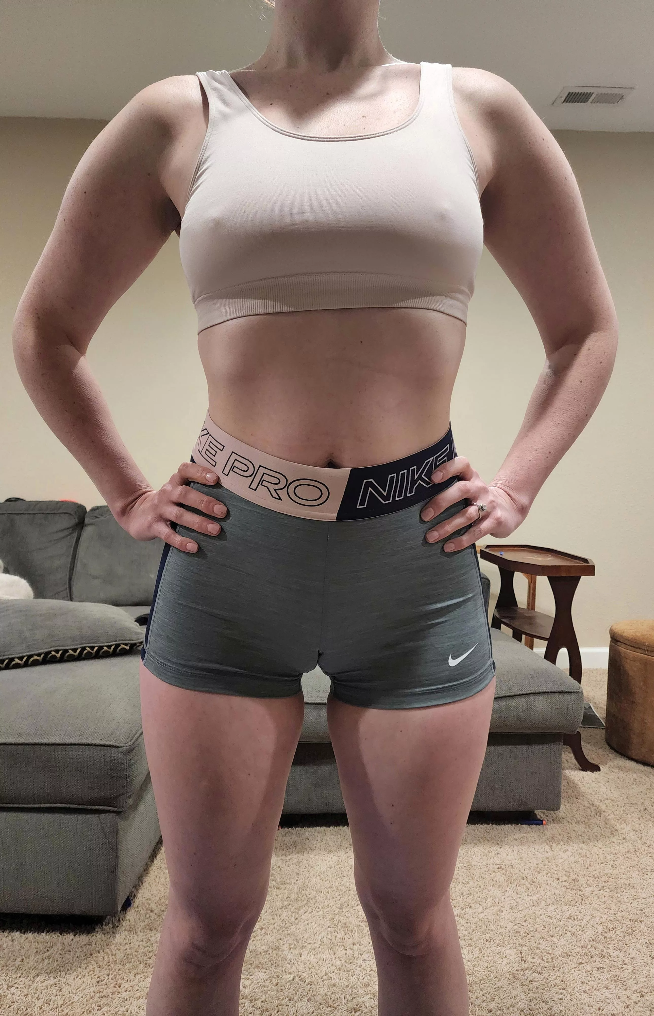 Time for my workout [F]