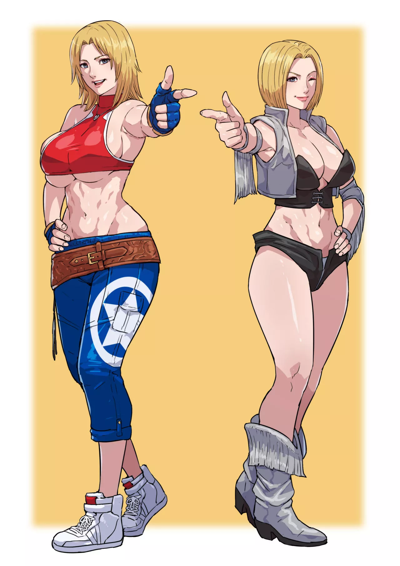 Tina and Blue Mary outfit swap (Cirenk)