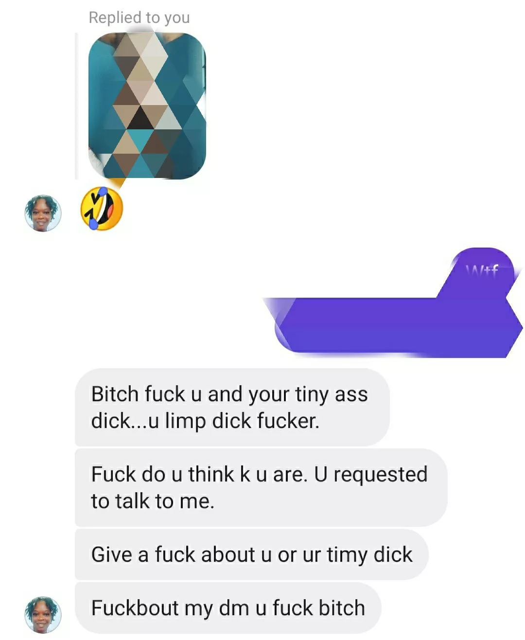 tiny dick sending dick pics