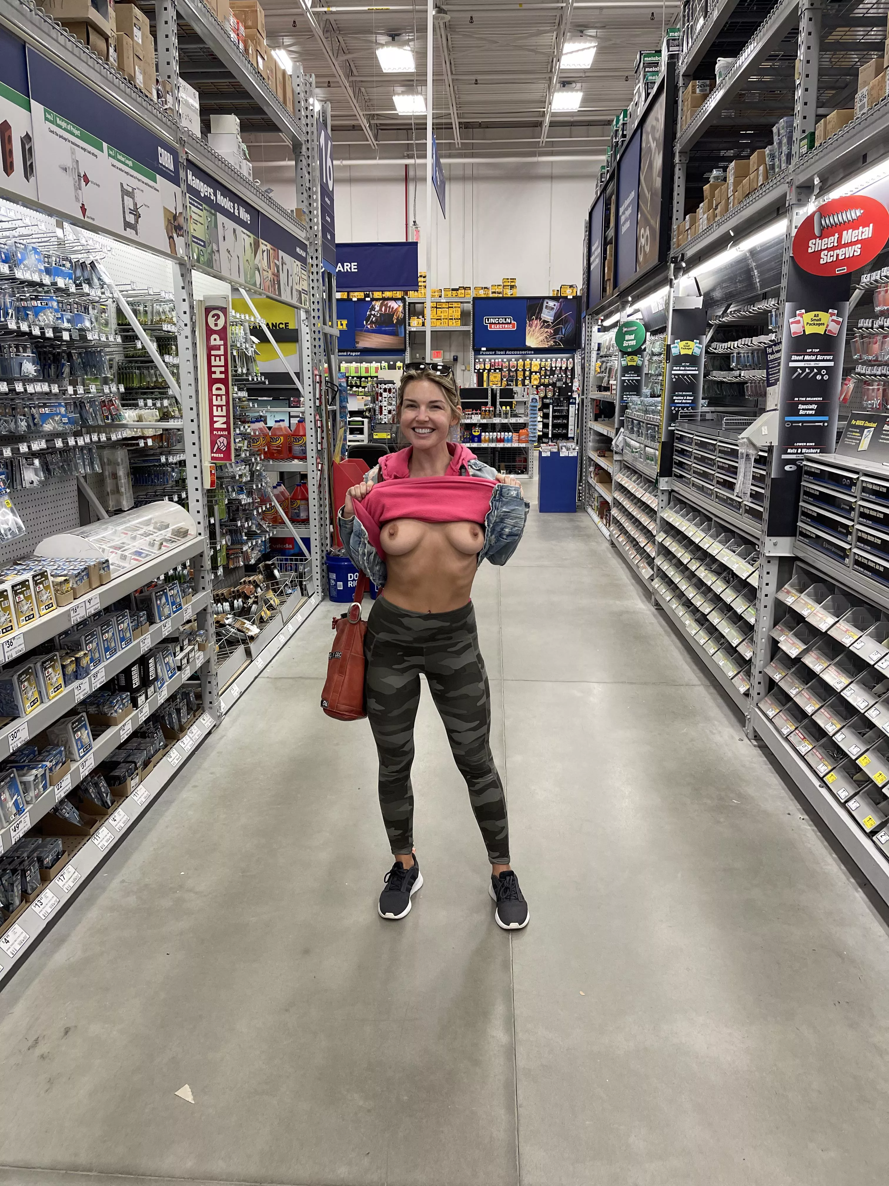 Titty Tuesday at Lowes