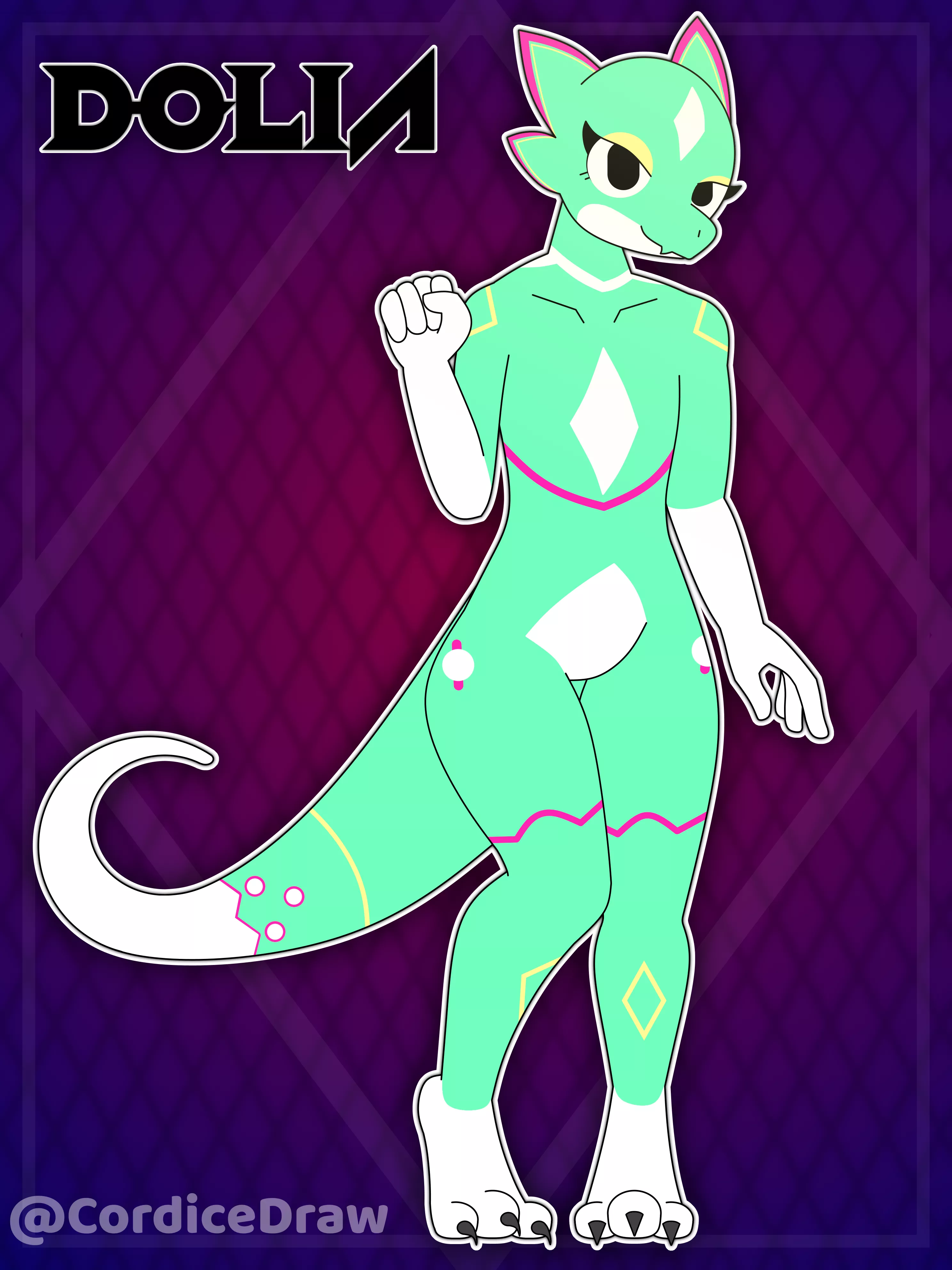 Today i made my first Kobold, her name is Dolia, and i'm really happy because for a first try i think she look really good :) [Twitter : @CordiceDraw]