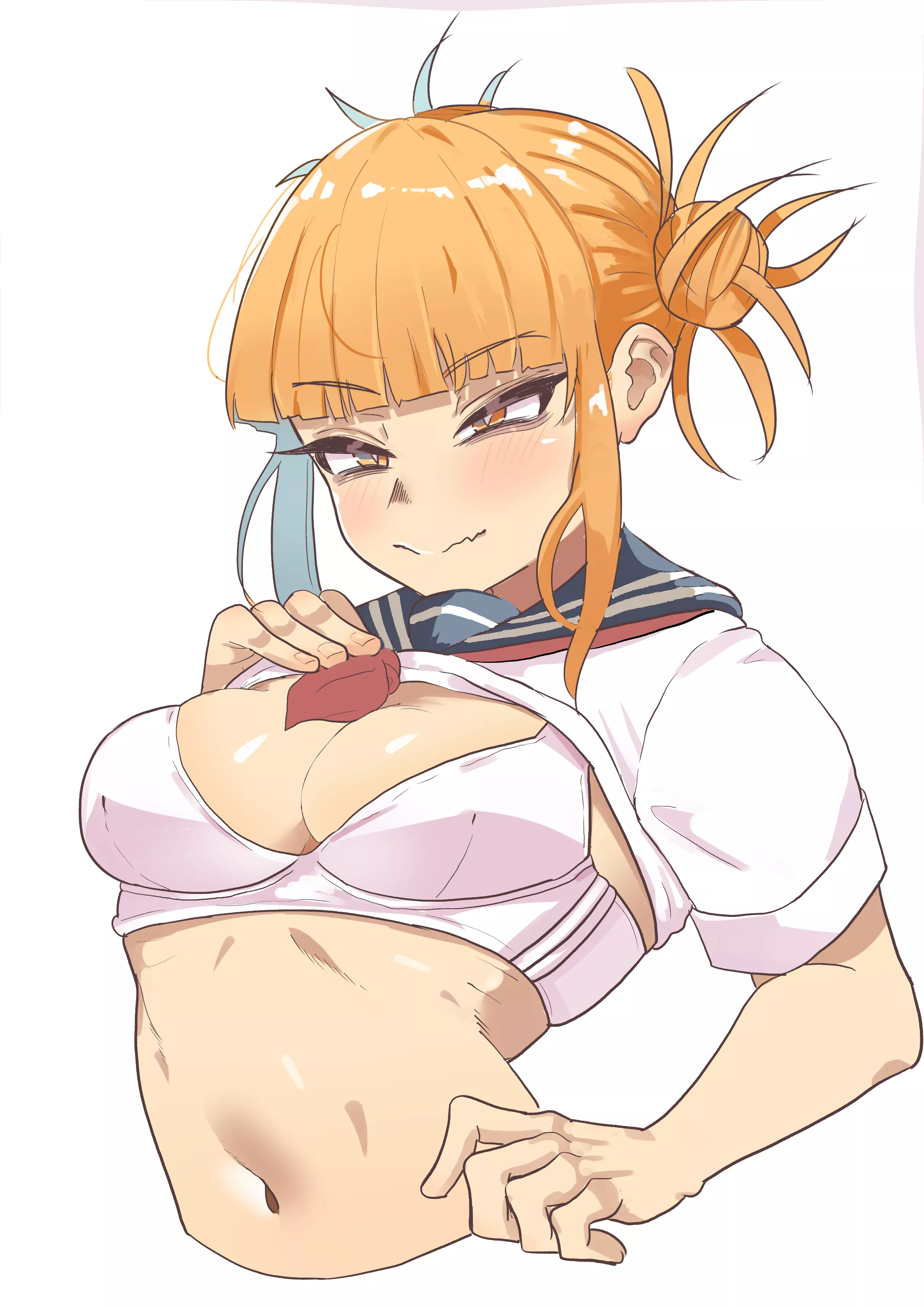 Toga's white bra [zd / @zx623723]