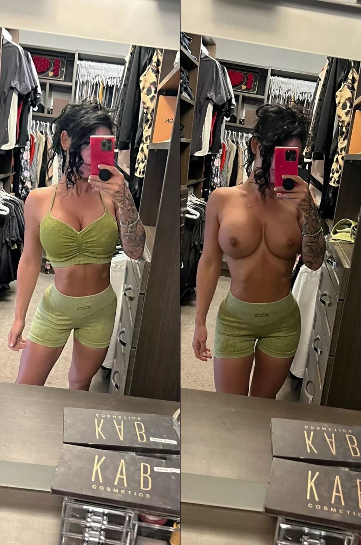 Top on or off for my workout today ðŸ’‹