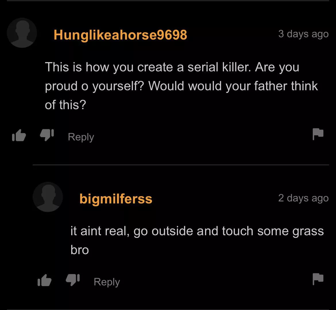 Touch some grass bro