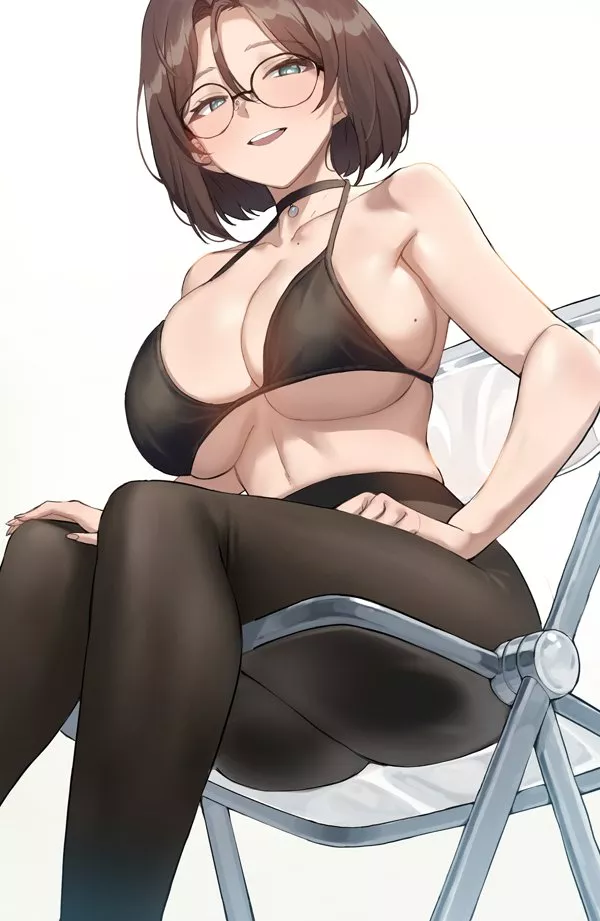 Transparent Folding Chair (Jagaimo) [Original]