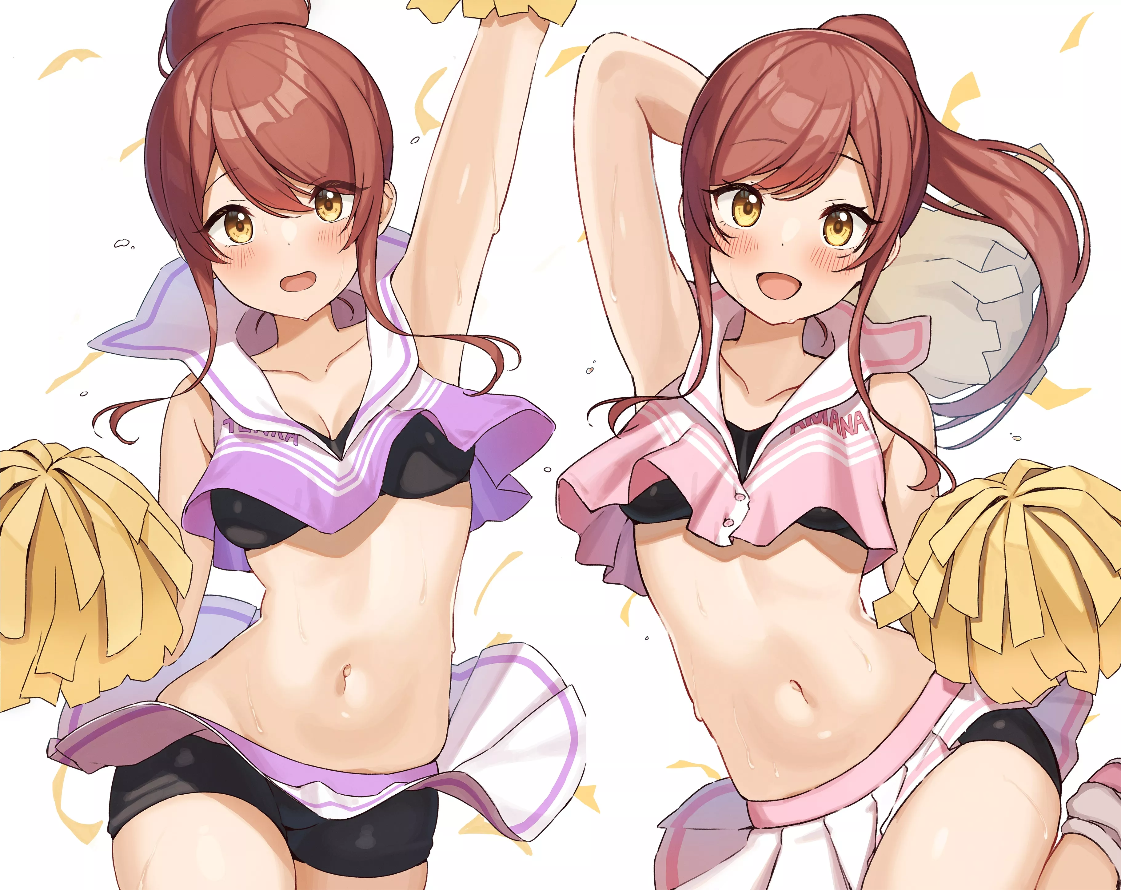 Twin Cheerleaders