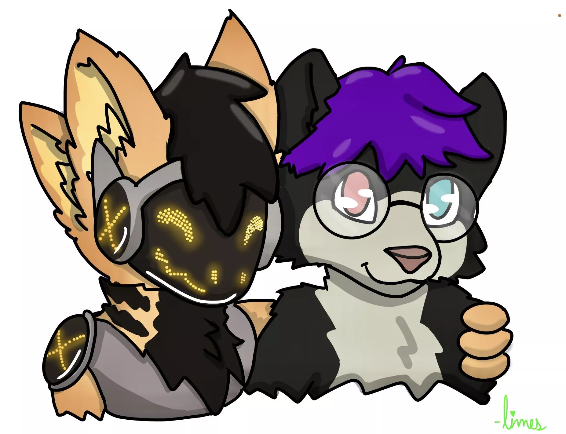 Two Friends <3 [Art by u/LiamlimesXD]