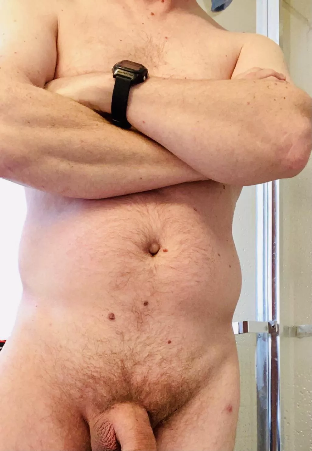 Two kinds of Thursday Thickness - dadbod love handles and a hint of something else