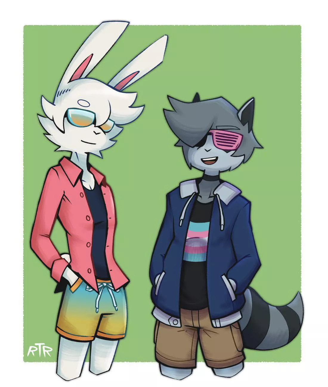 Two Stylish Boys (by me, @_RammyTheRam on twitter)