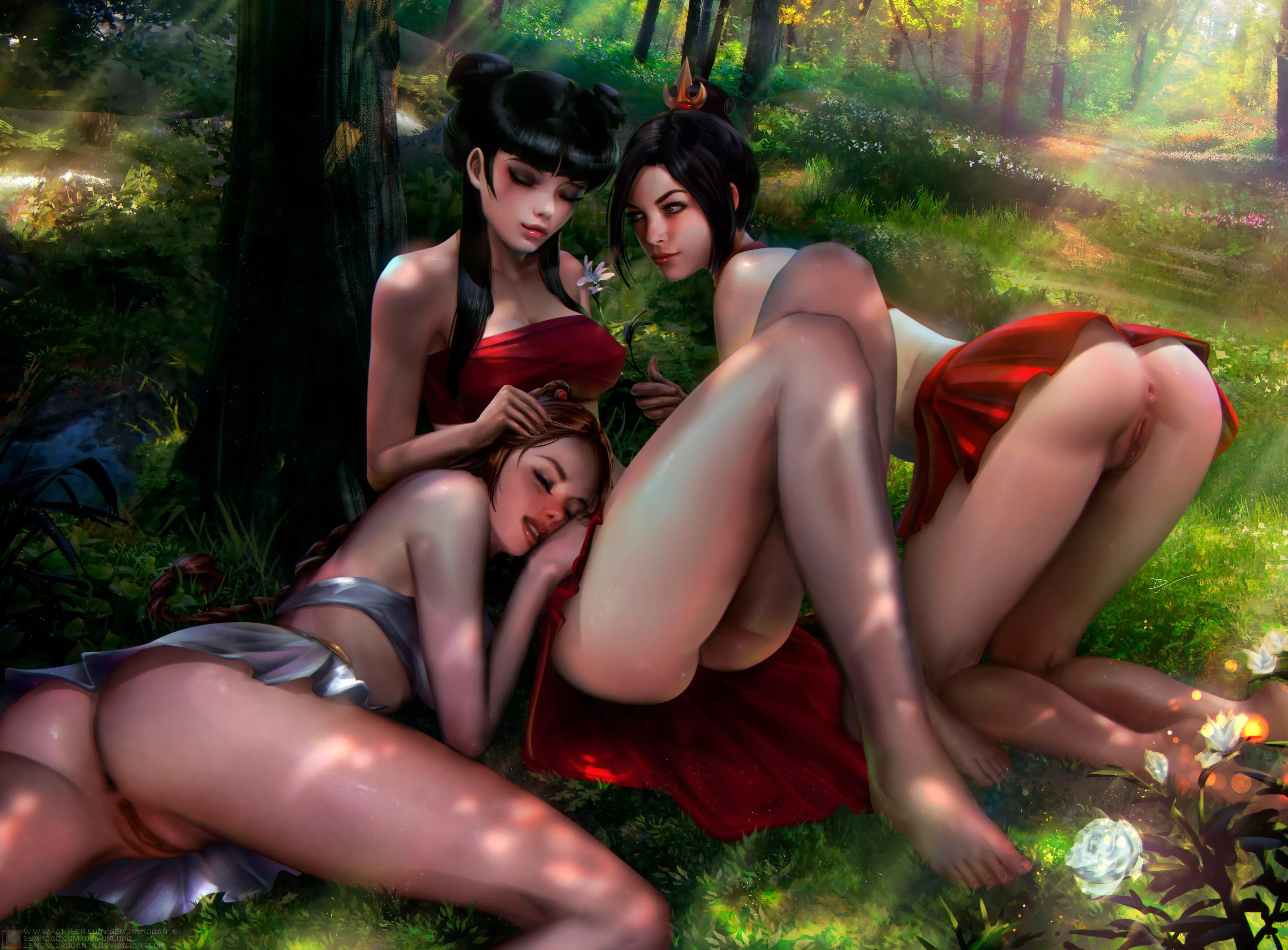 Ty Lee, Mai, & Azula (demonlrddante) [Avatar]