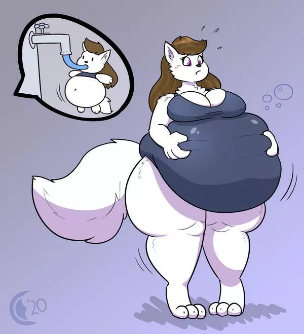 Uh o,h she looks really full (ChocEnd)