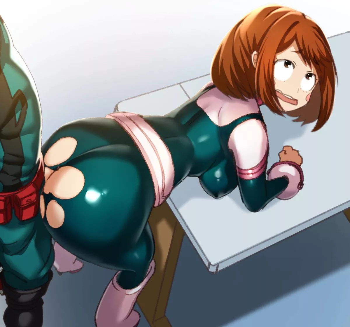 Uraraka and Deku (柴山もふ)